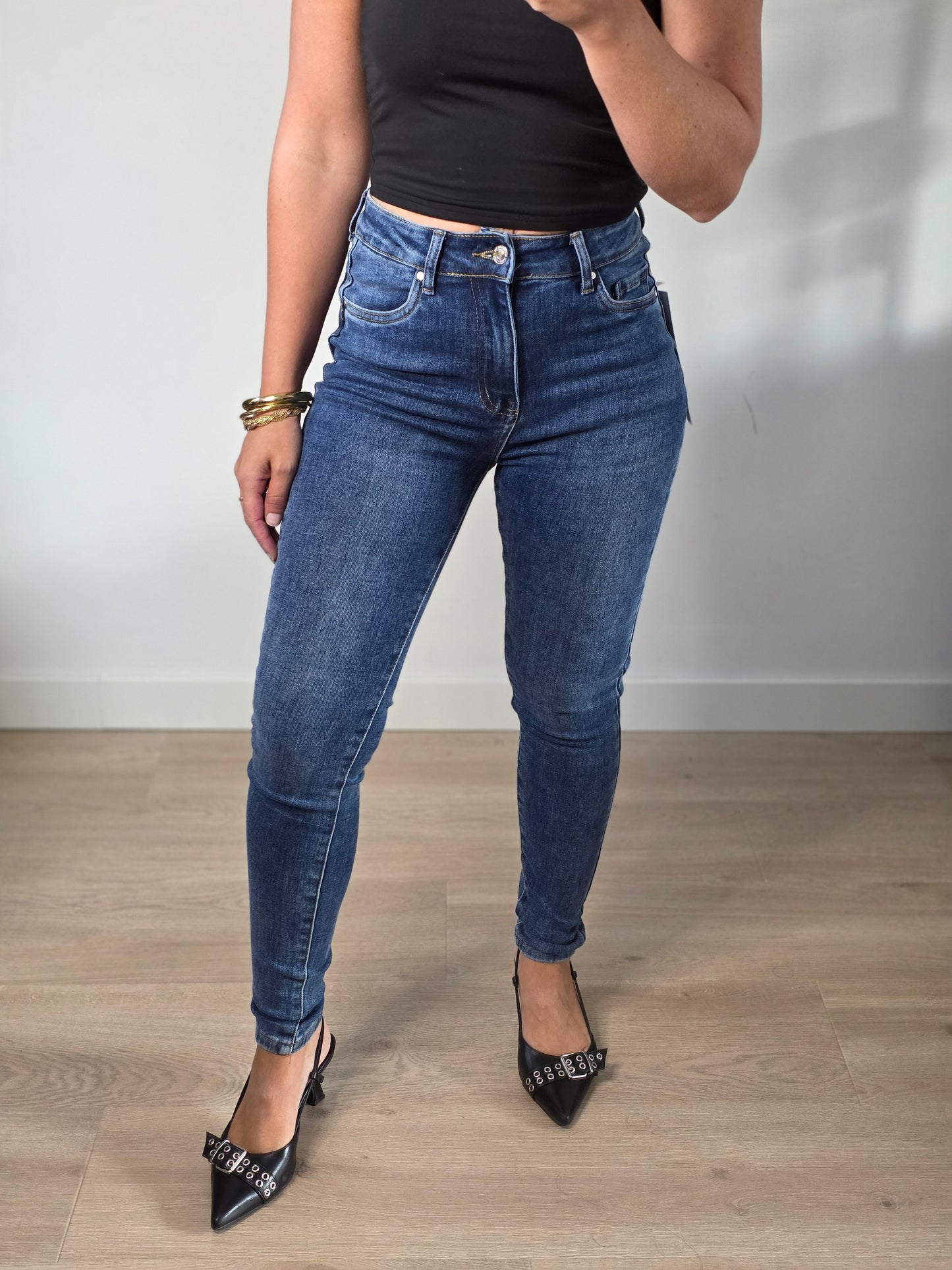 Skinny jeans dark denim