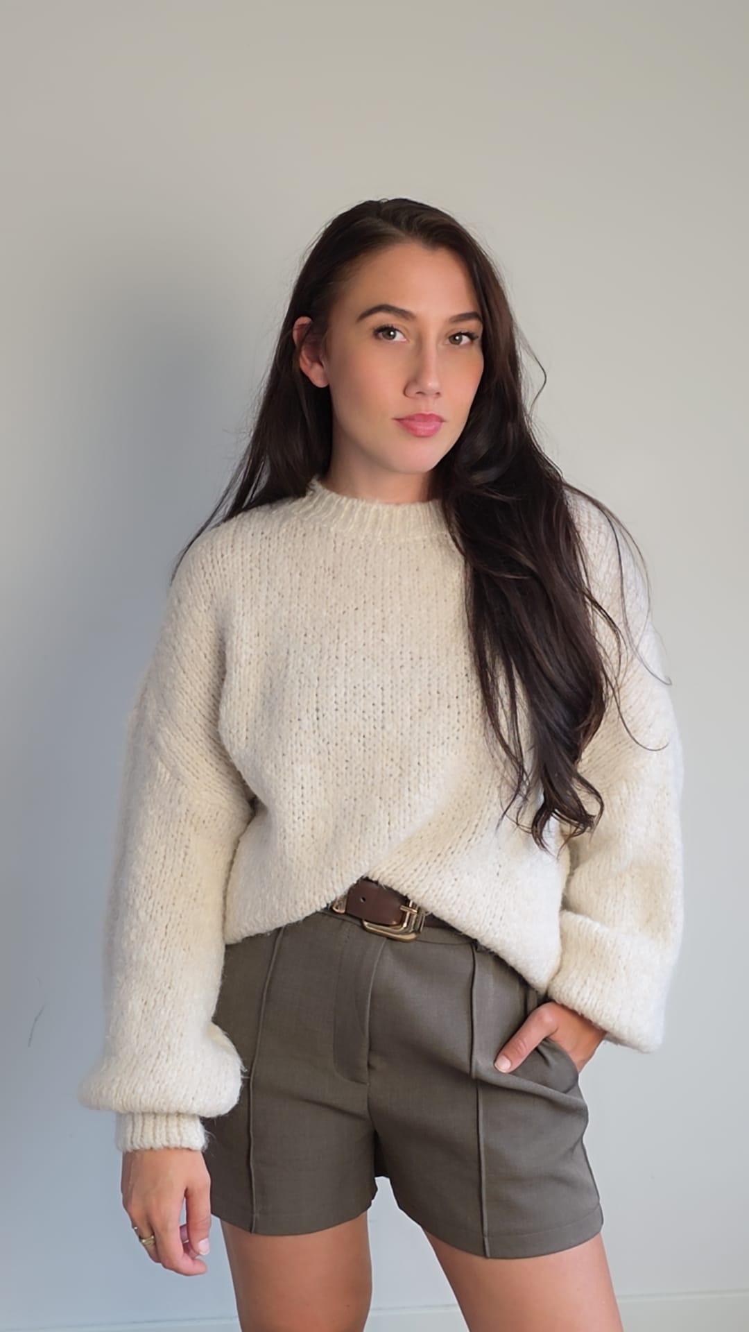 Comfy trui off white