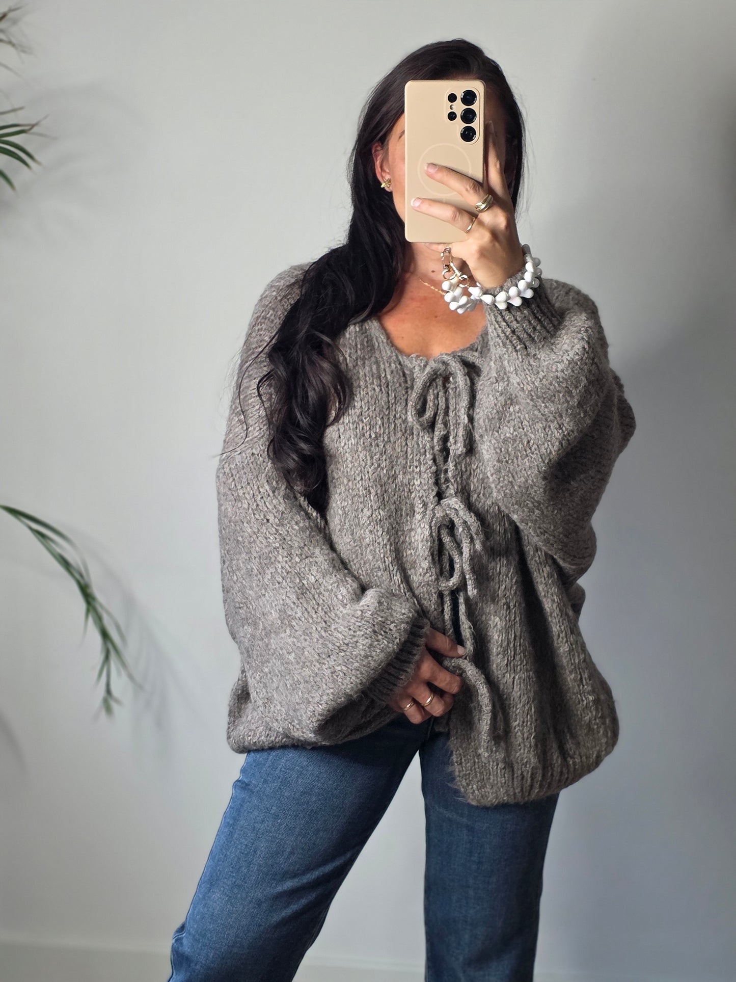Vest Didi taupe