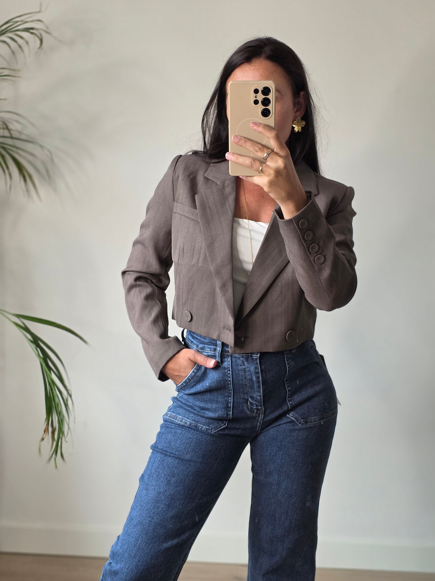 Korte blazer Nina