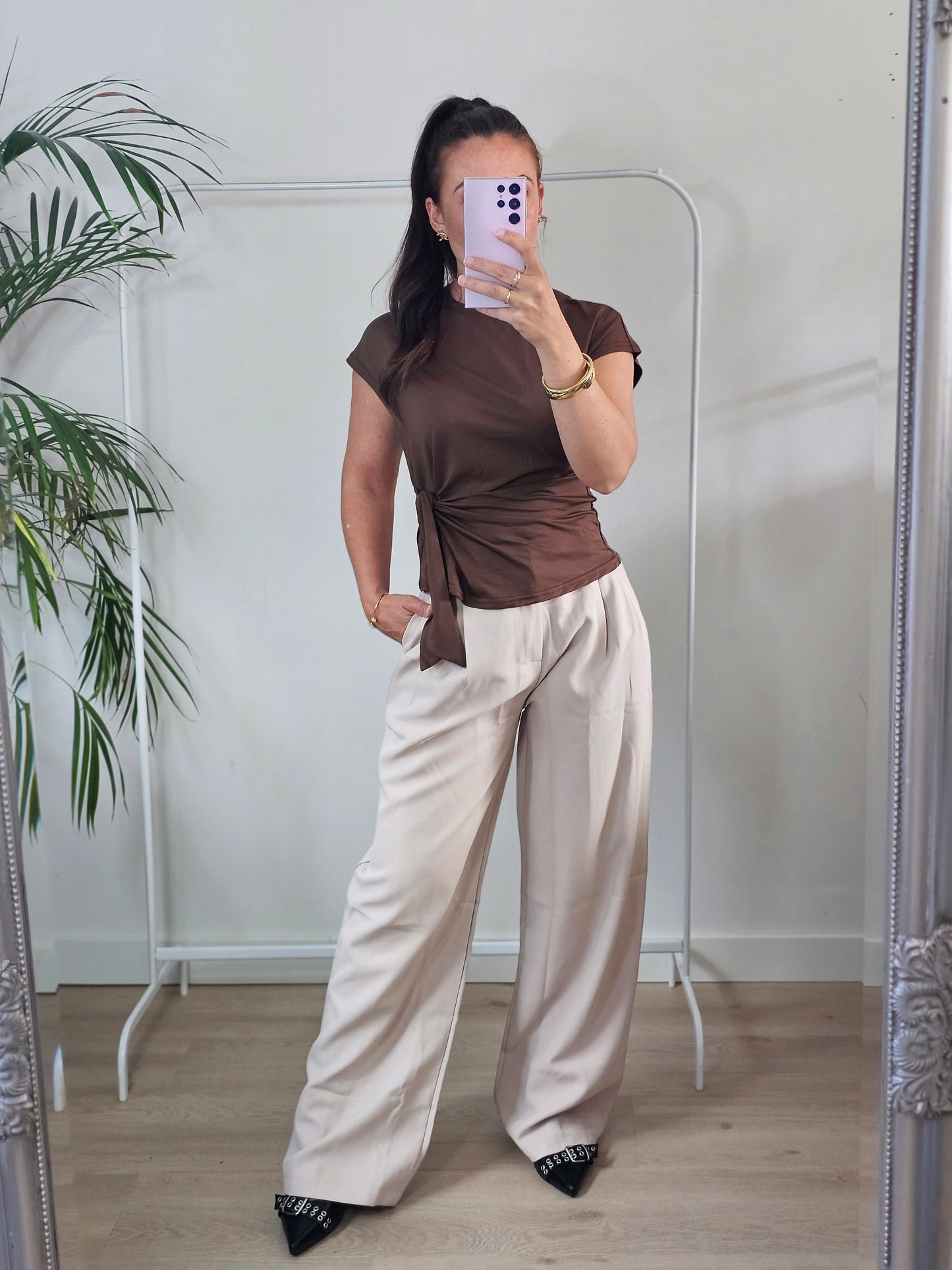 Pantalon beige Perfect Fit