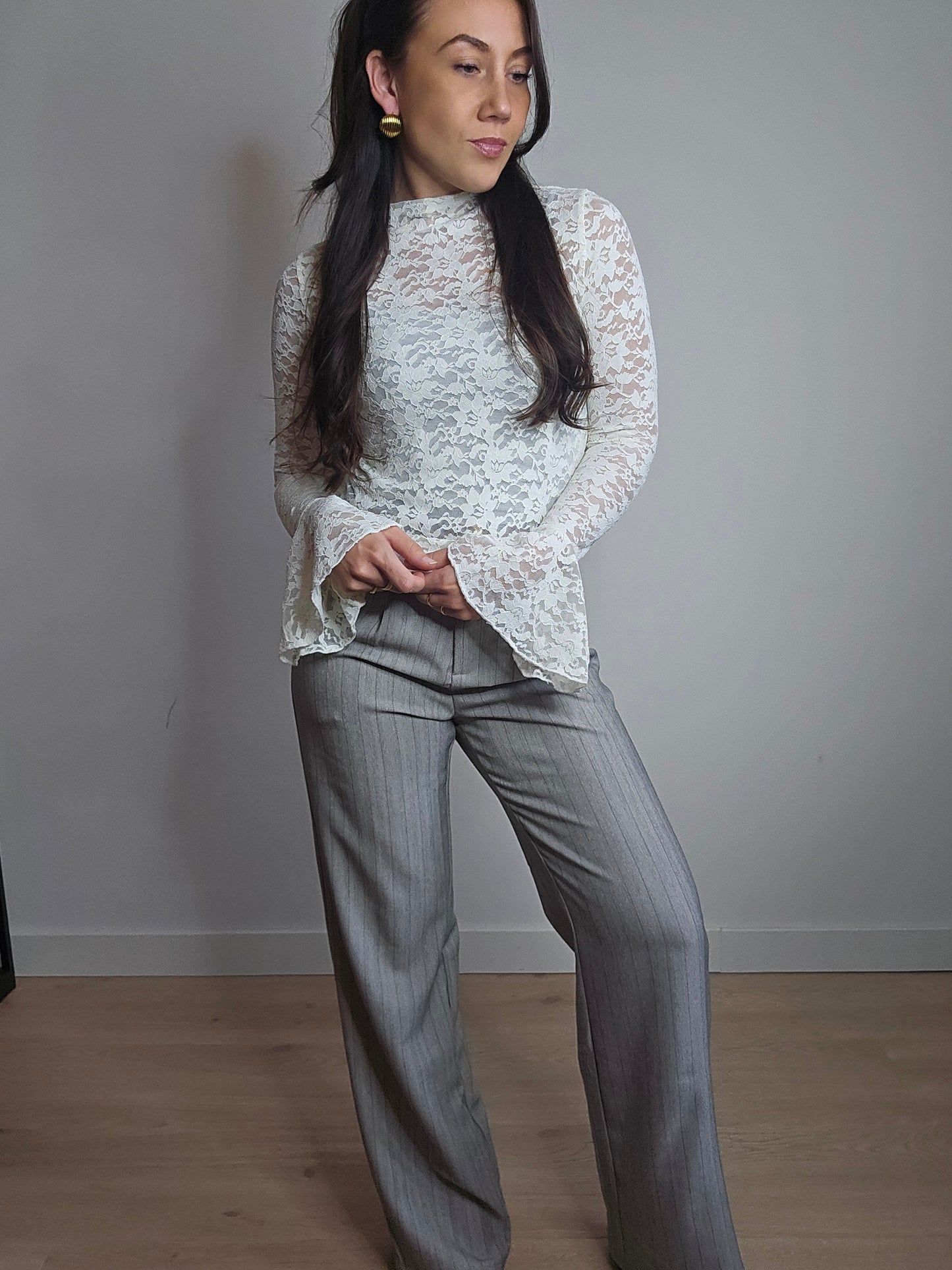 Lace top Missy off white