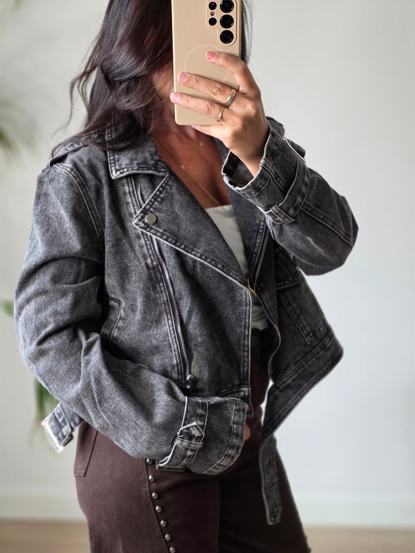 Jeans jacket dark denim