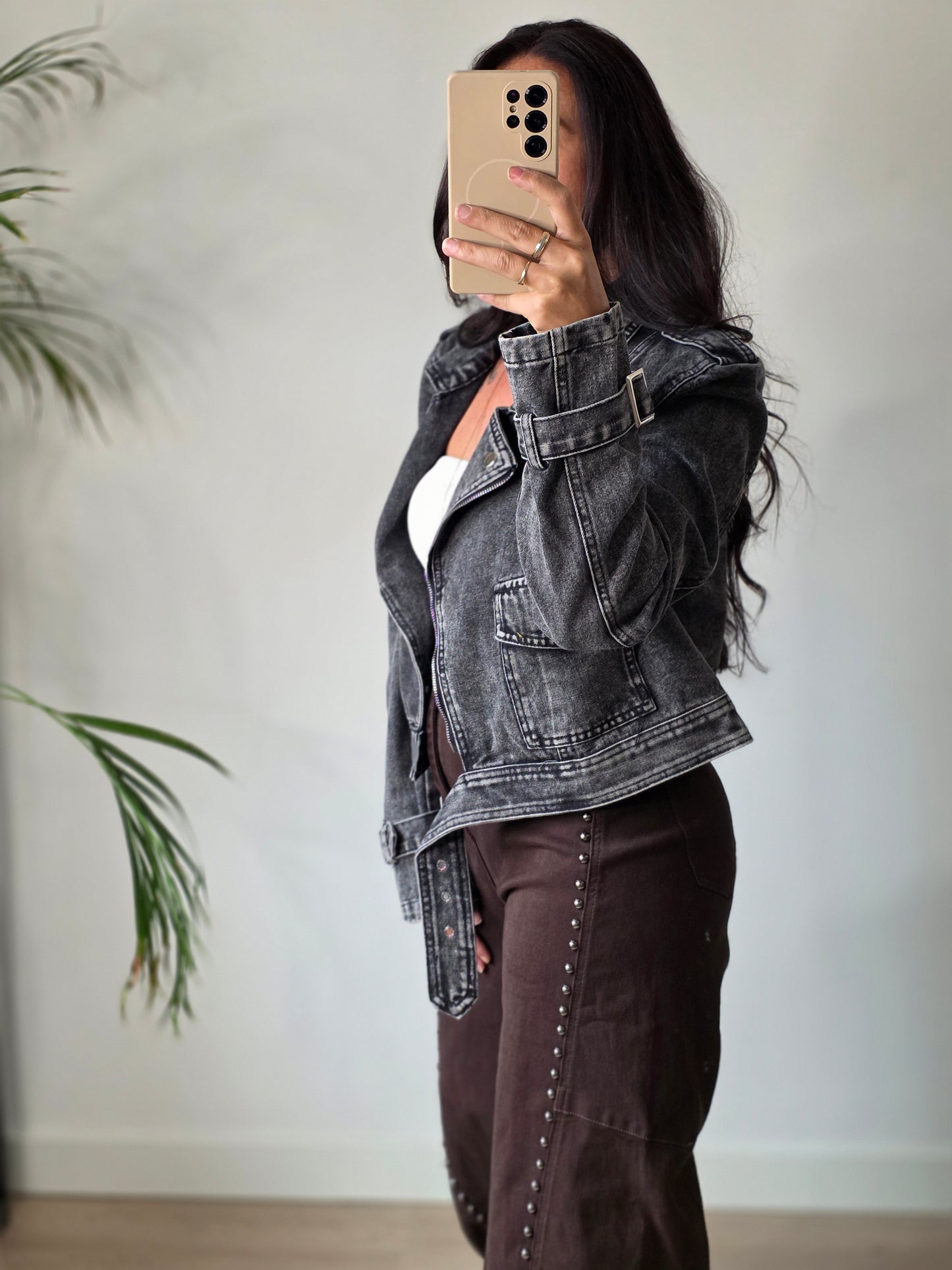 Jeans jacket dark denim