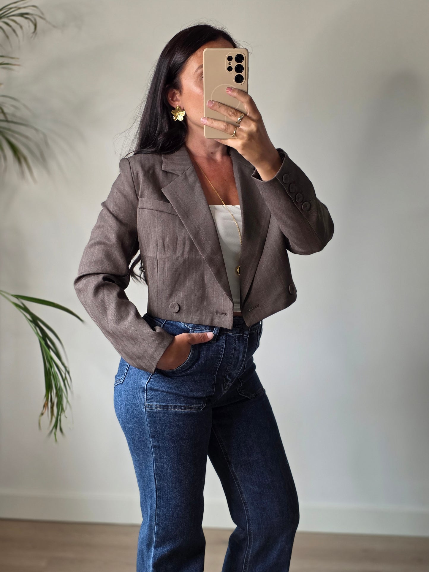 Korte blazer Nina