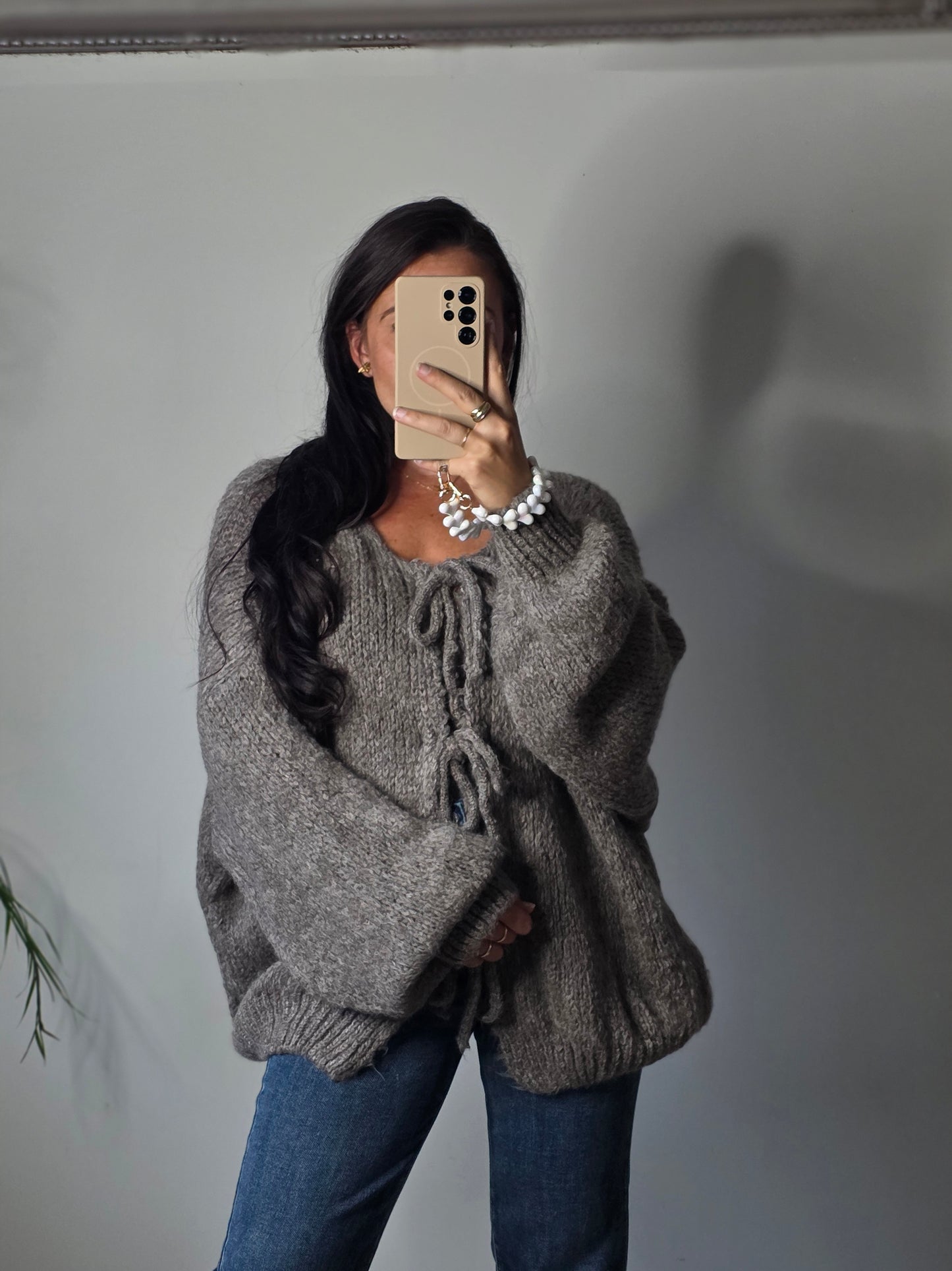 Vest Didi taupe
