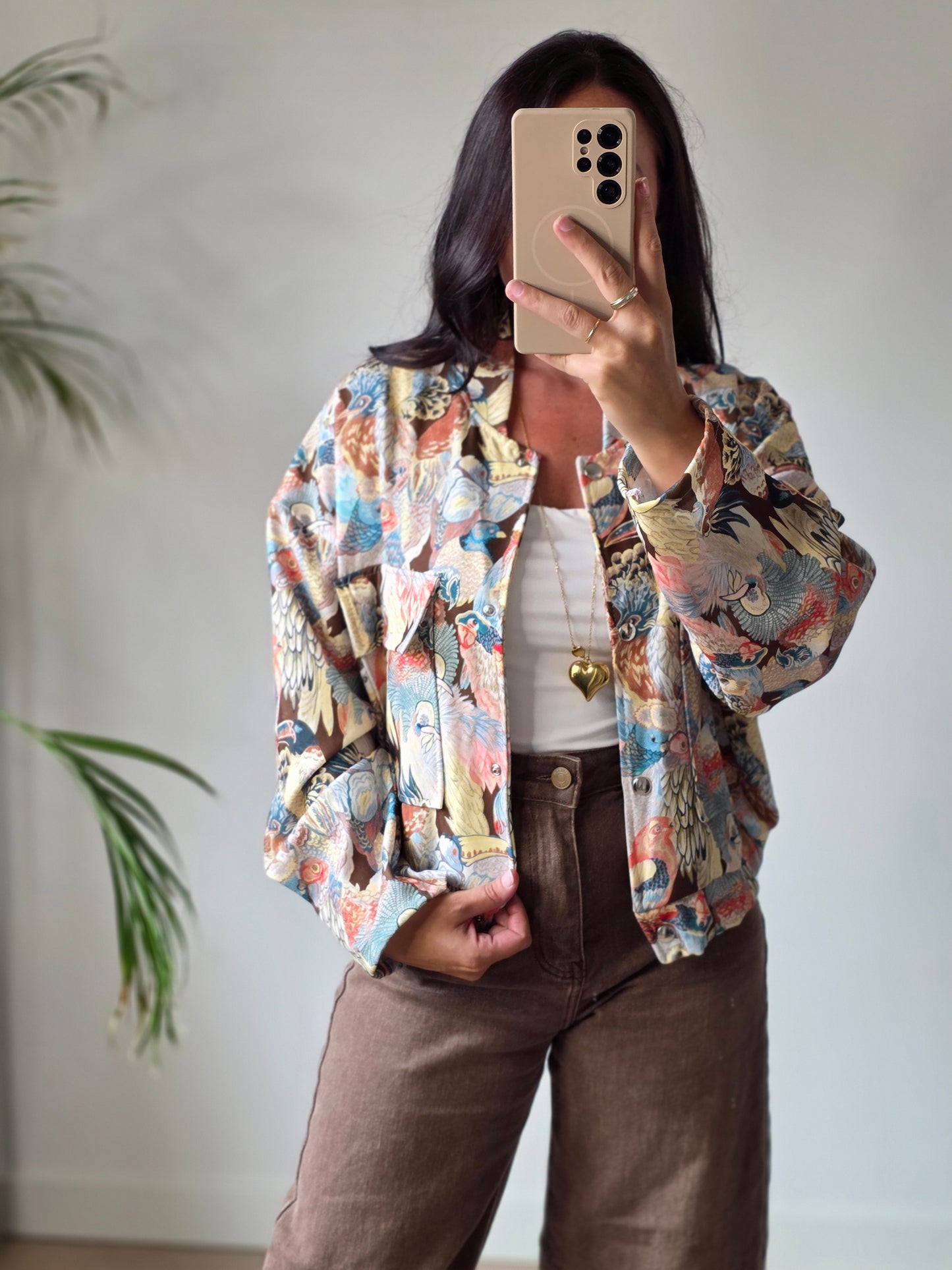 Yellow bird jacket
