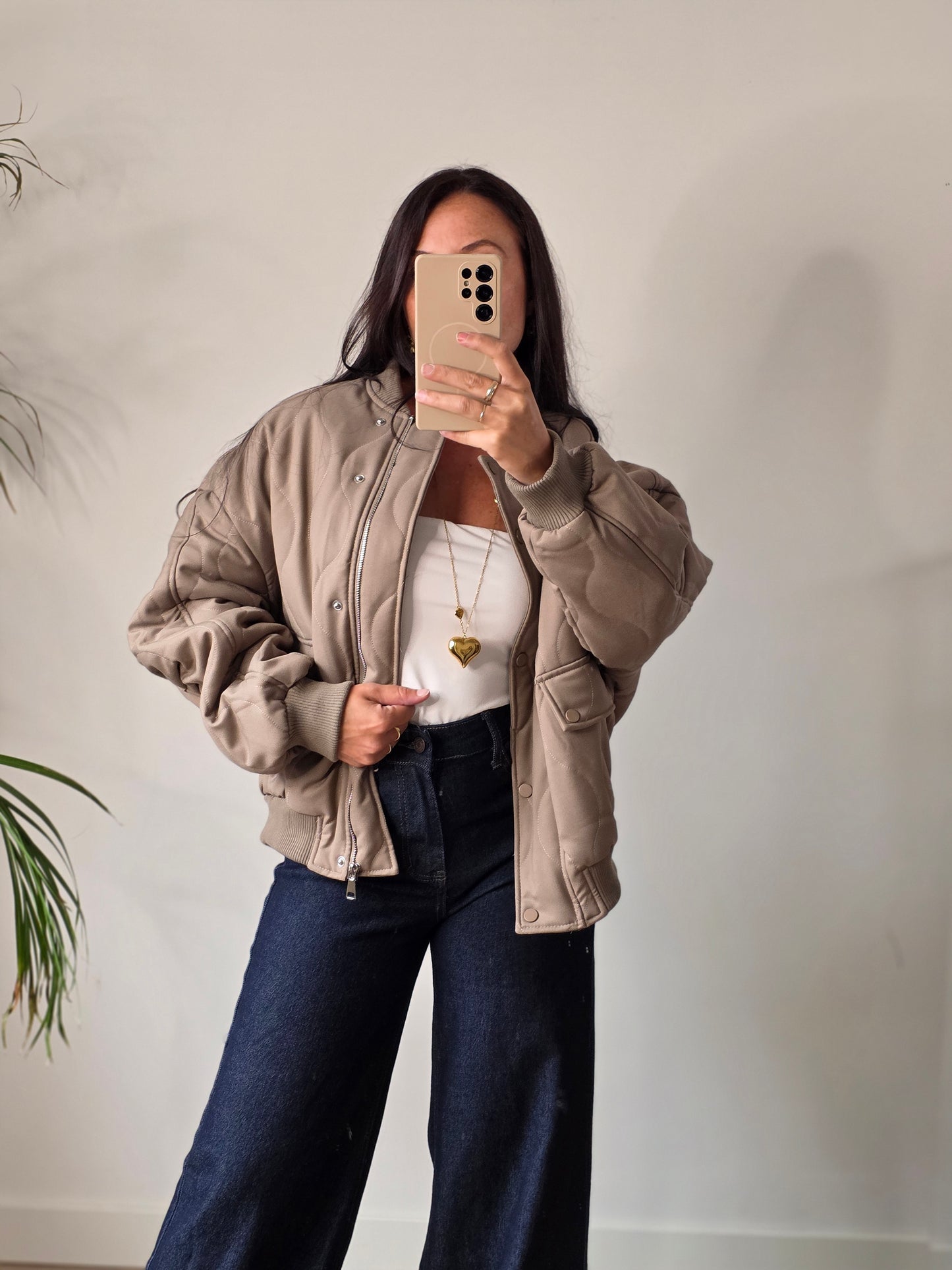 Ivy jacket taupe