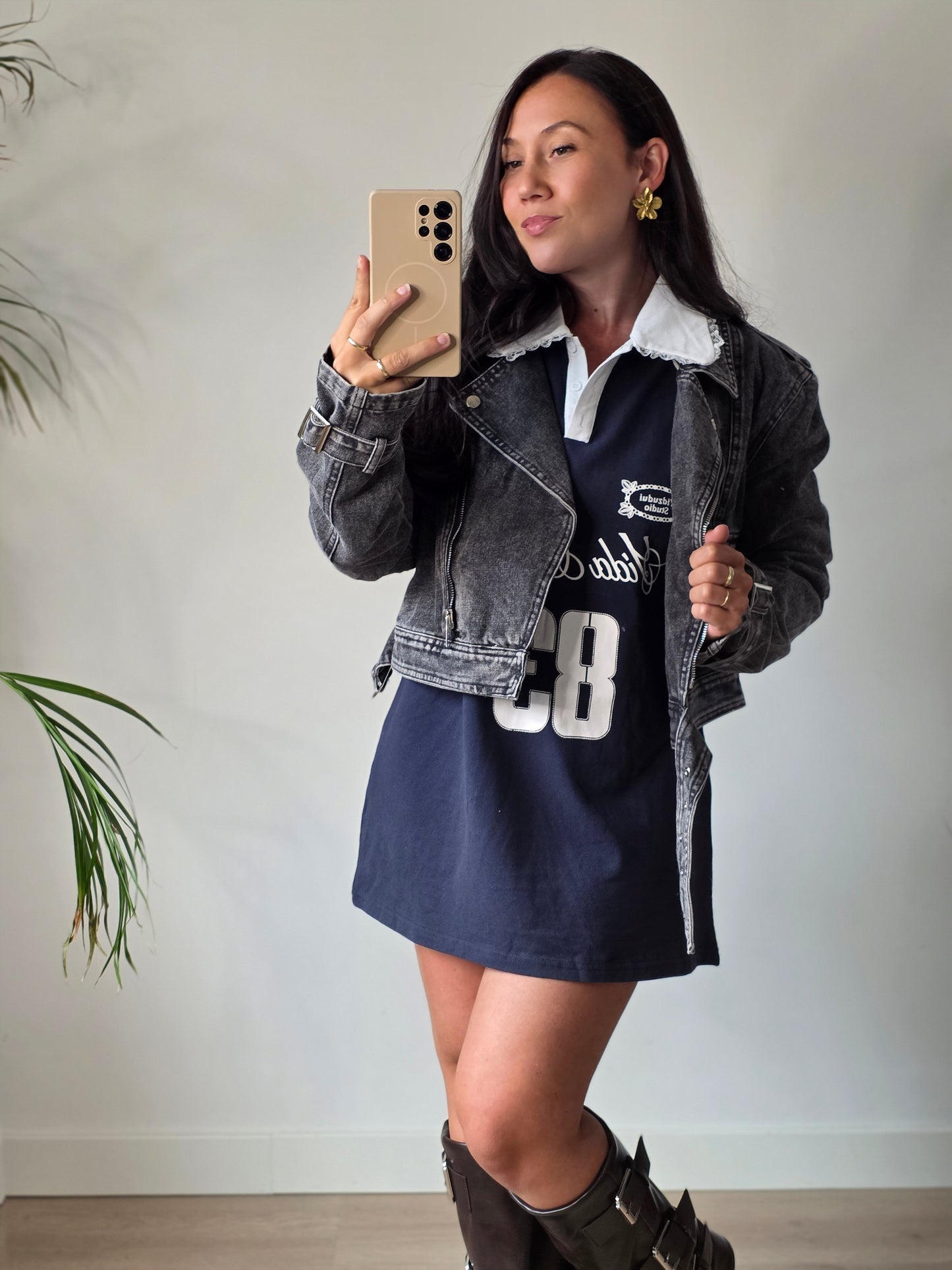 Jeans jacket dark denim