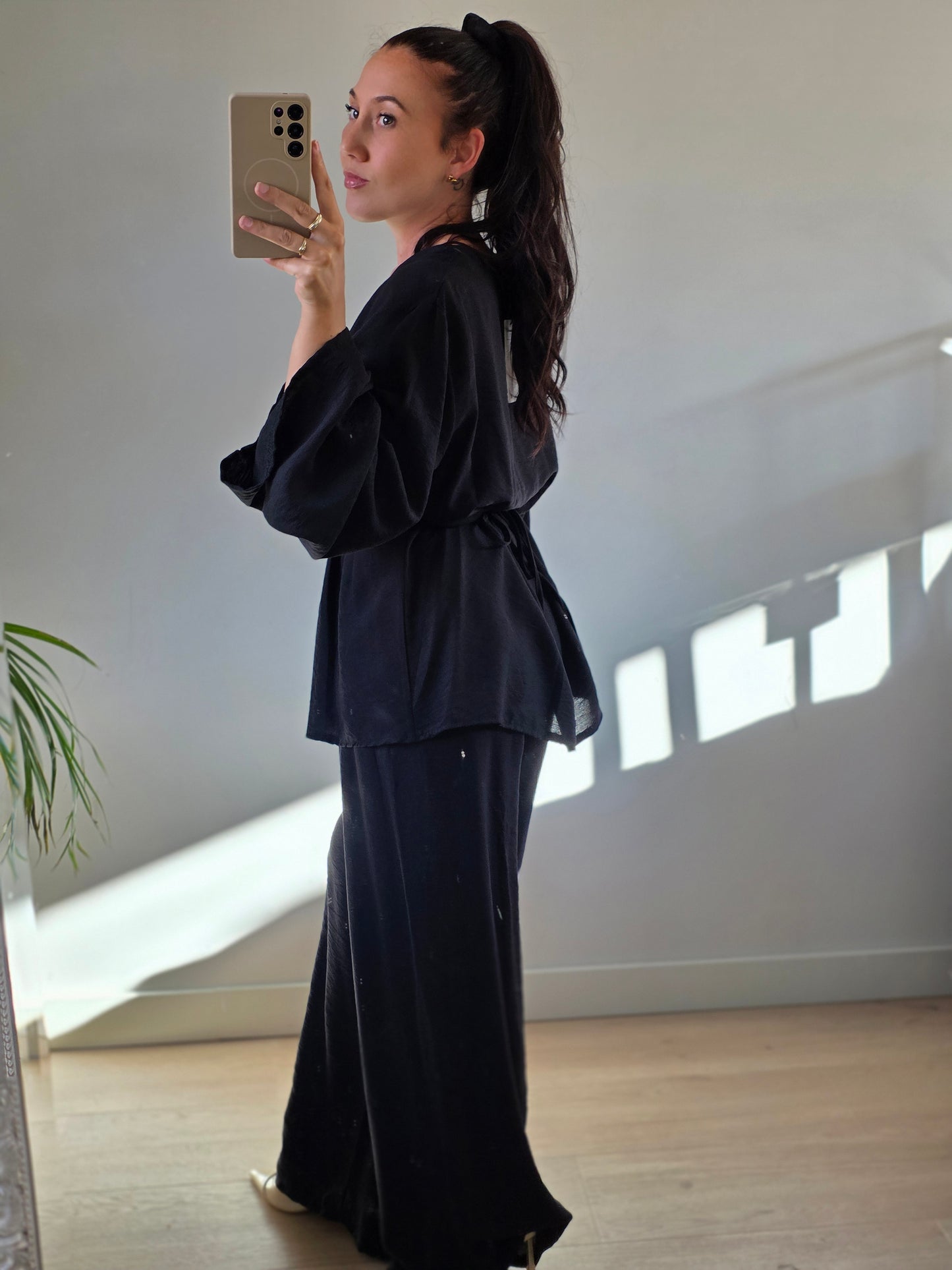 Maya 2-piece set zwart