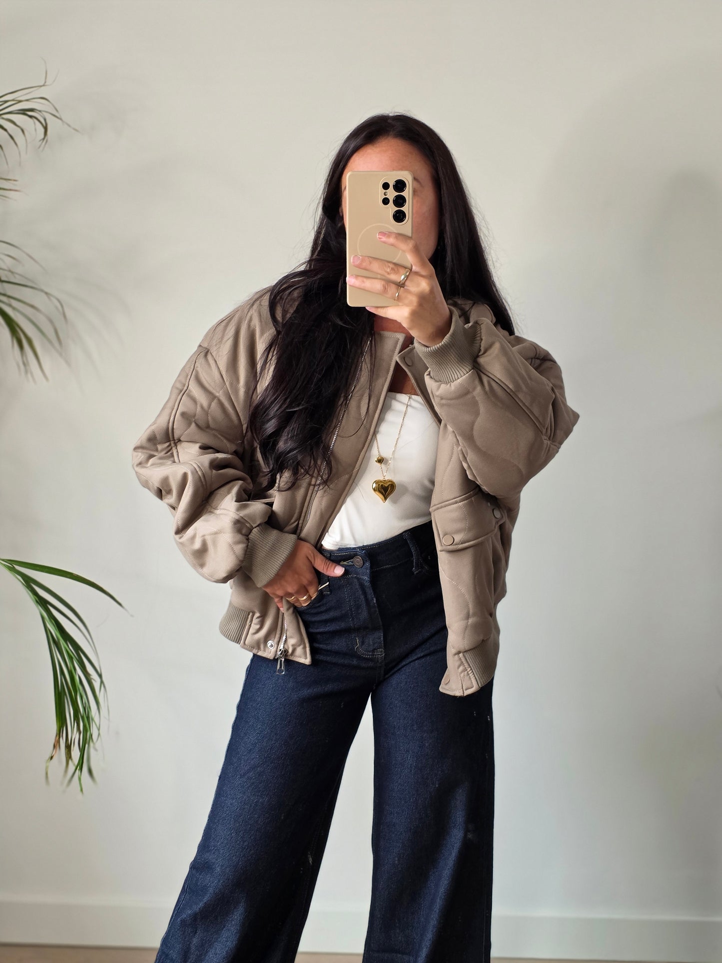 Ivy jacket taupe