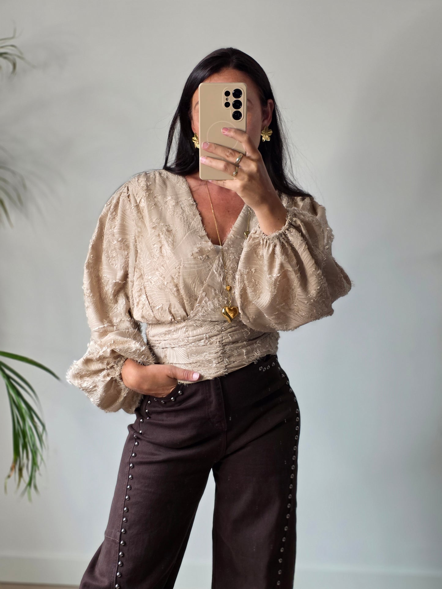 Top Mia beige