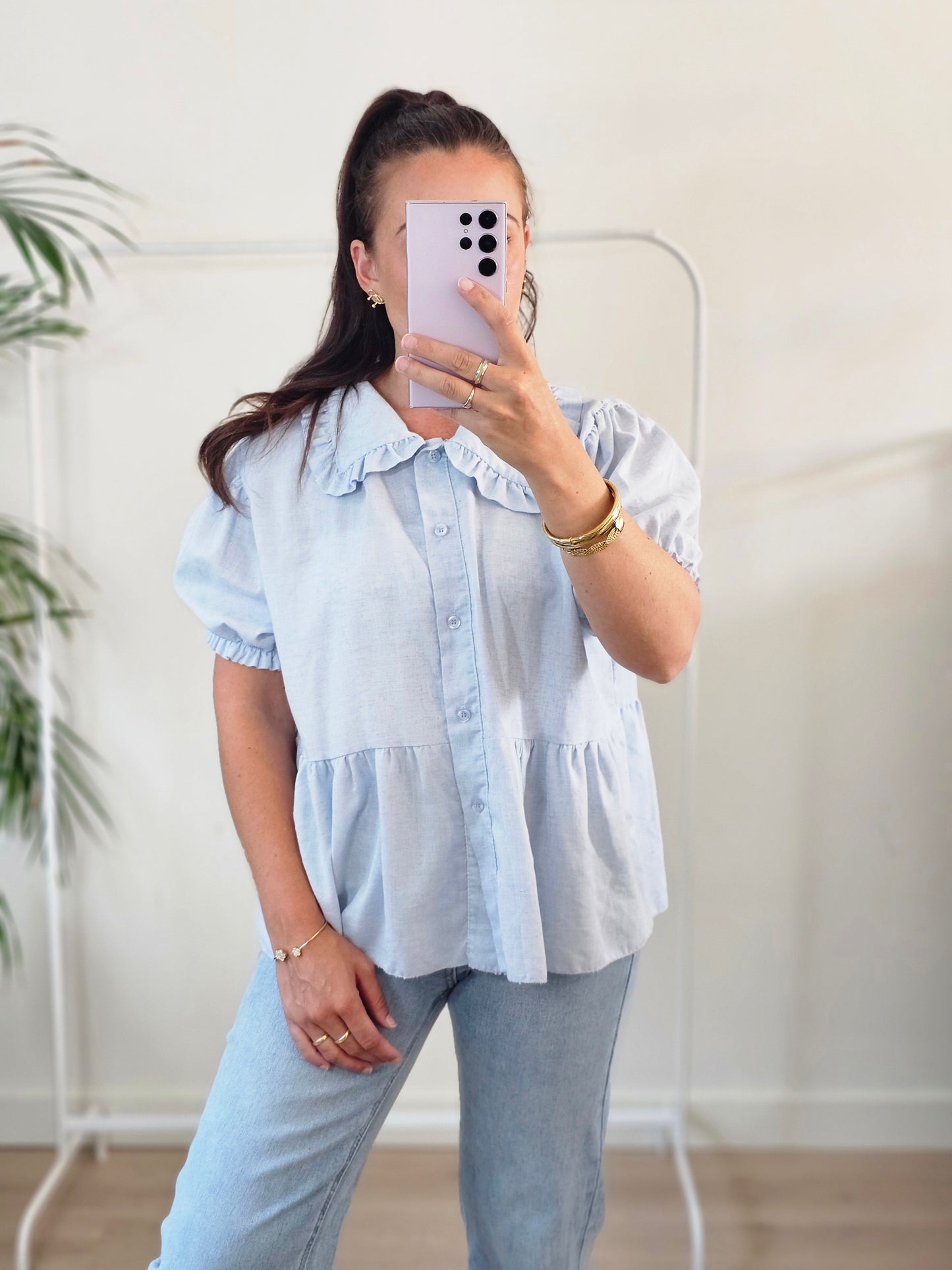 Blouse Lady light blue