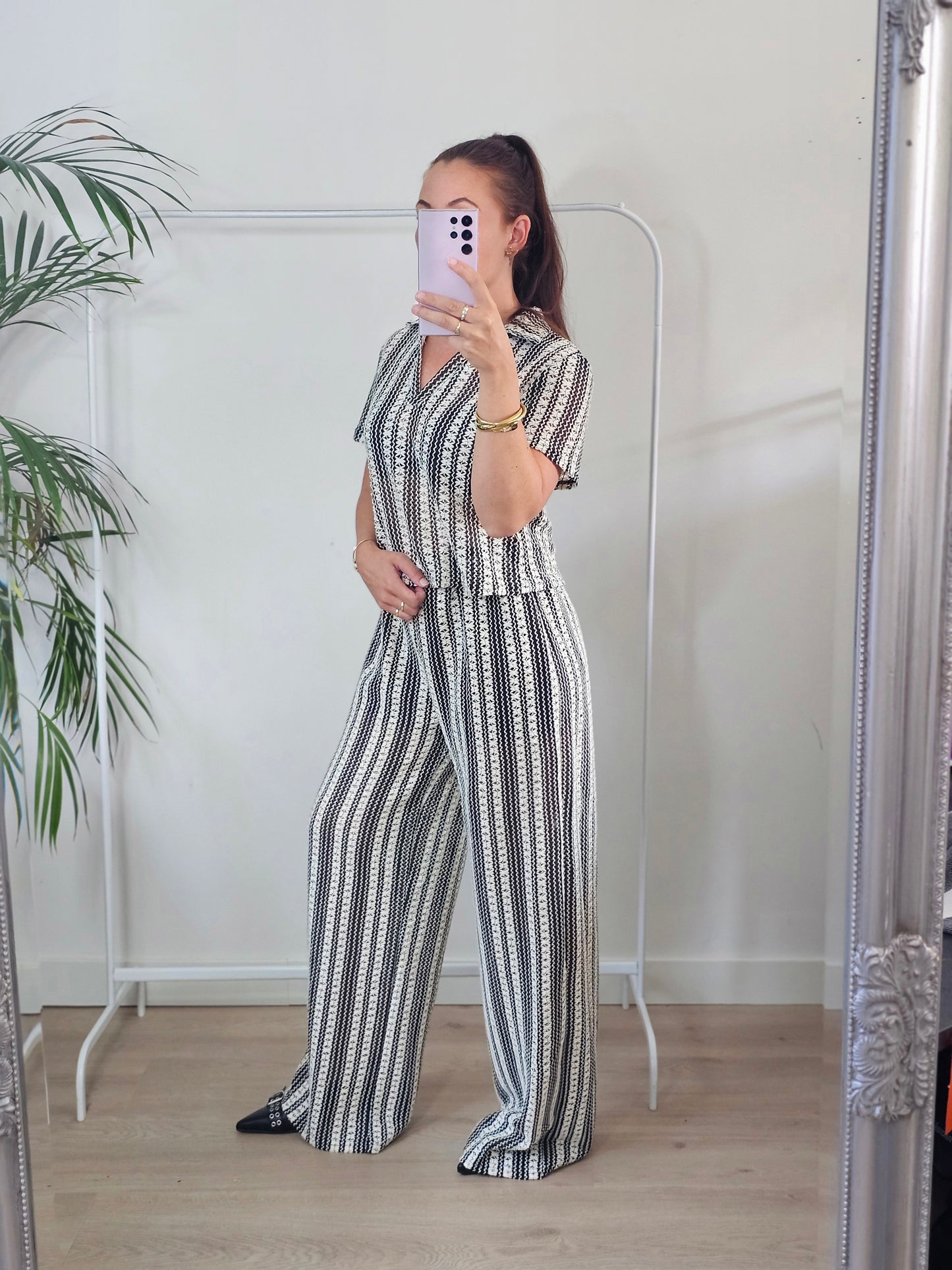 2 delige striped set