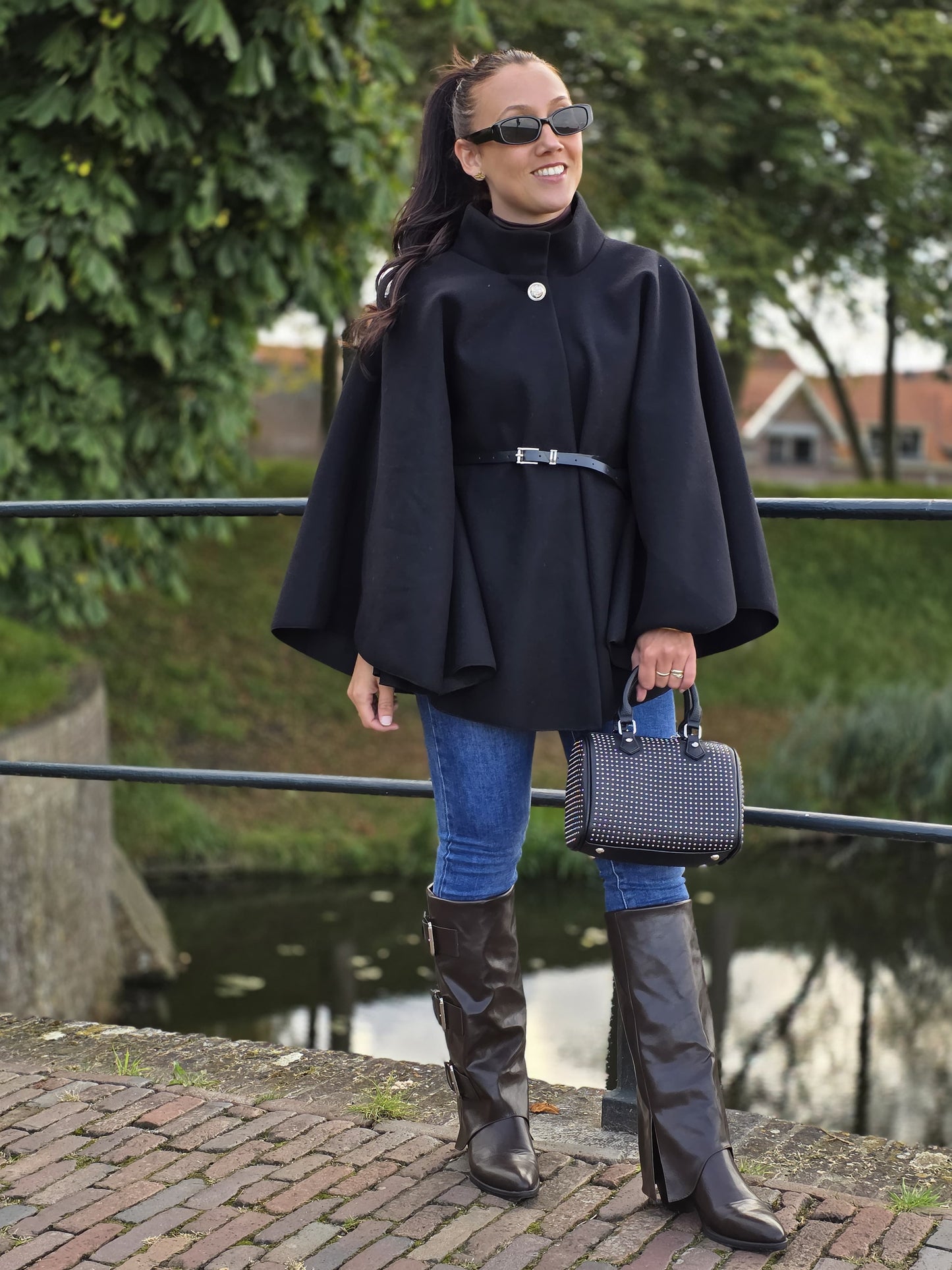 Poncho Noortje zwart