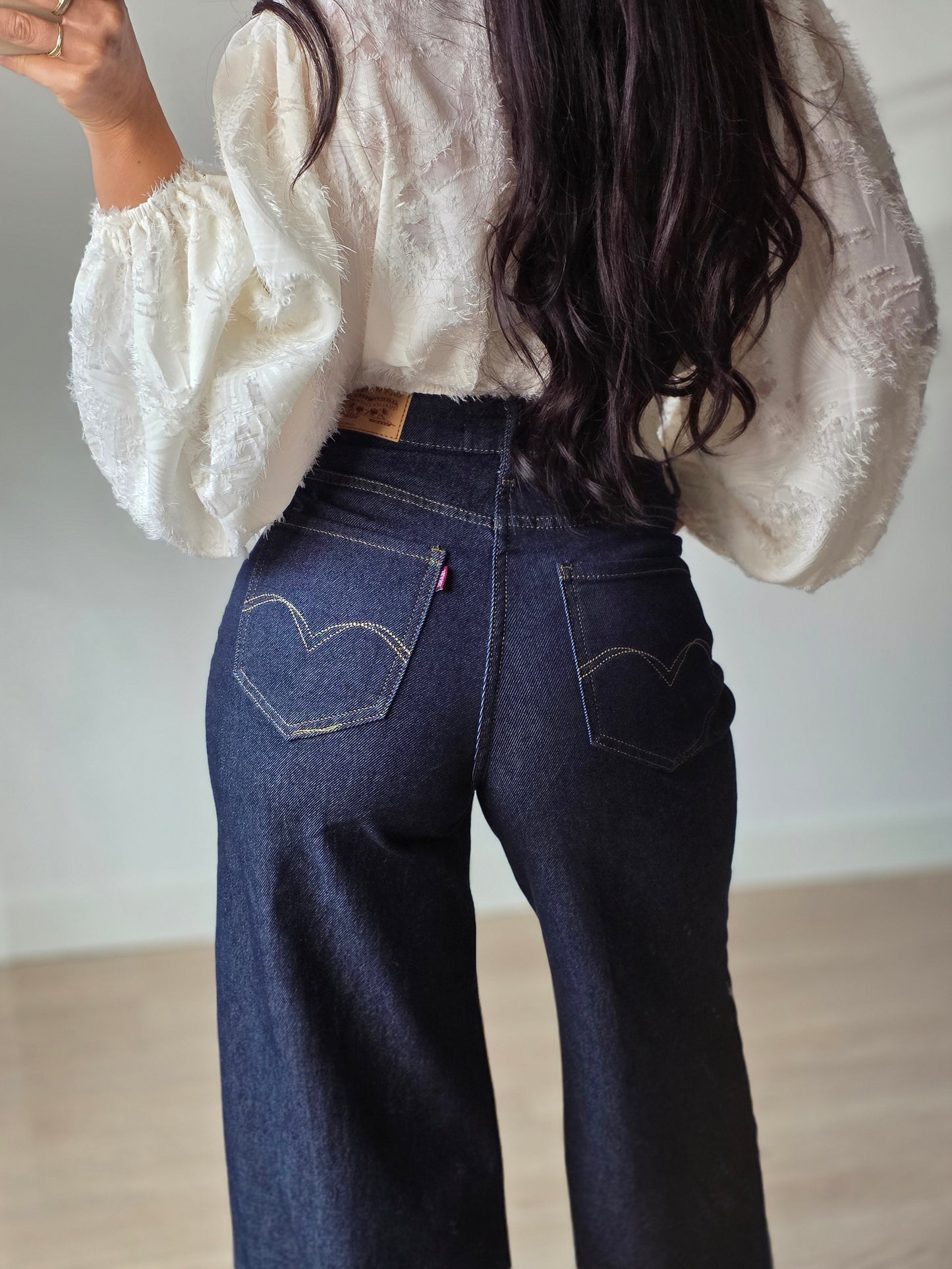 Perfect wide leg jeans