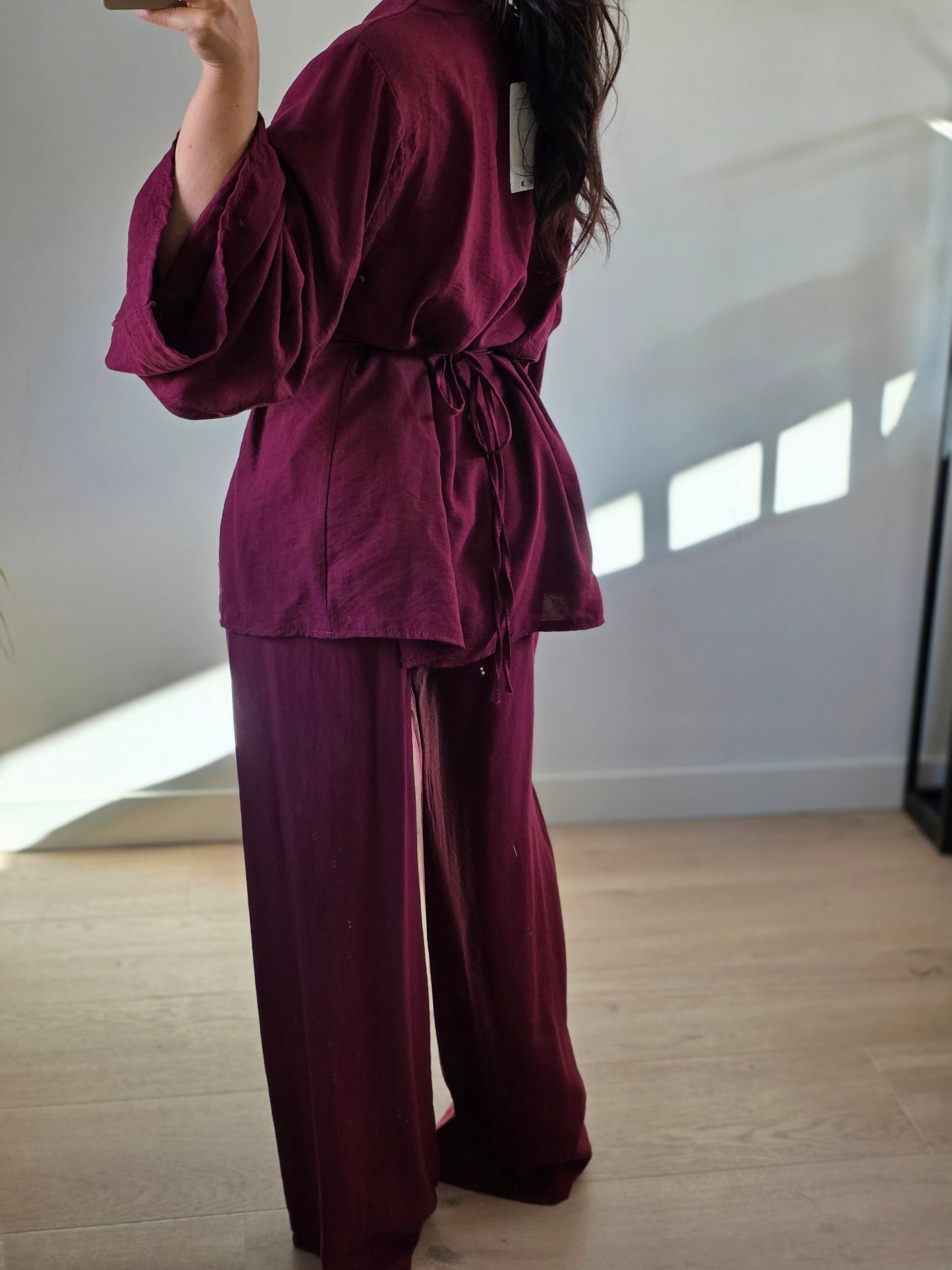 Maya 2-piece set bordeaux