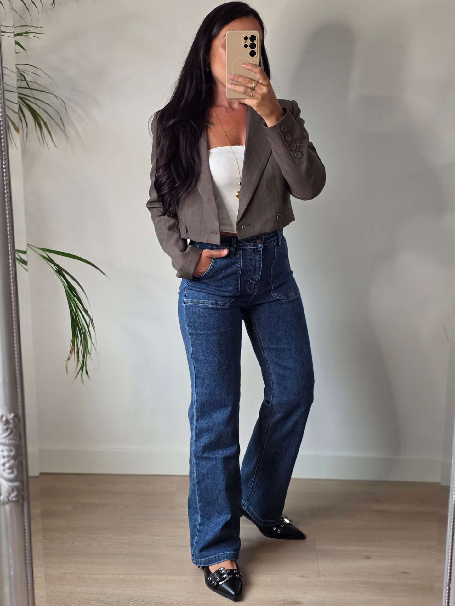 Korte blazer Nina