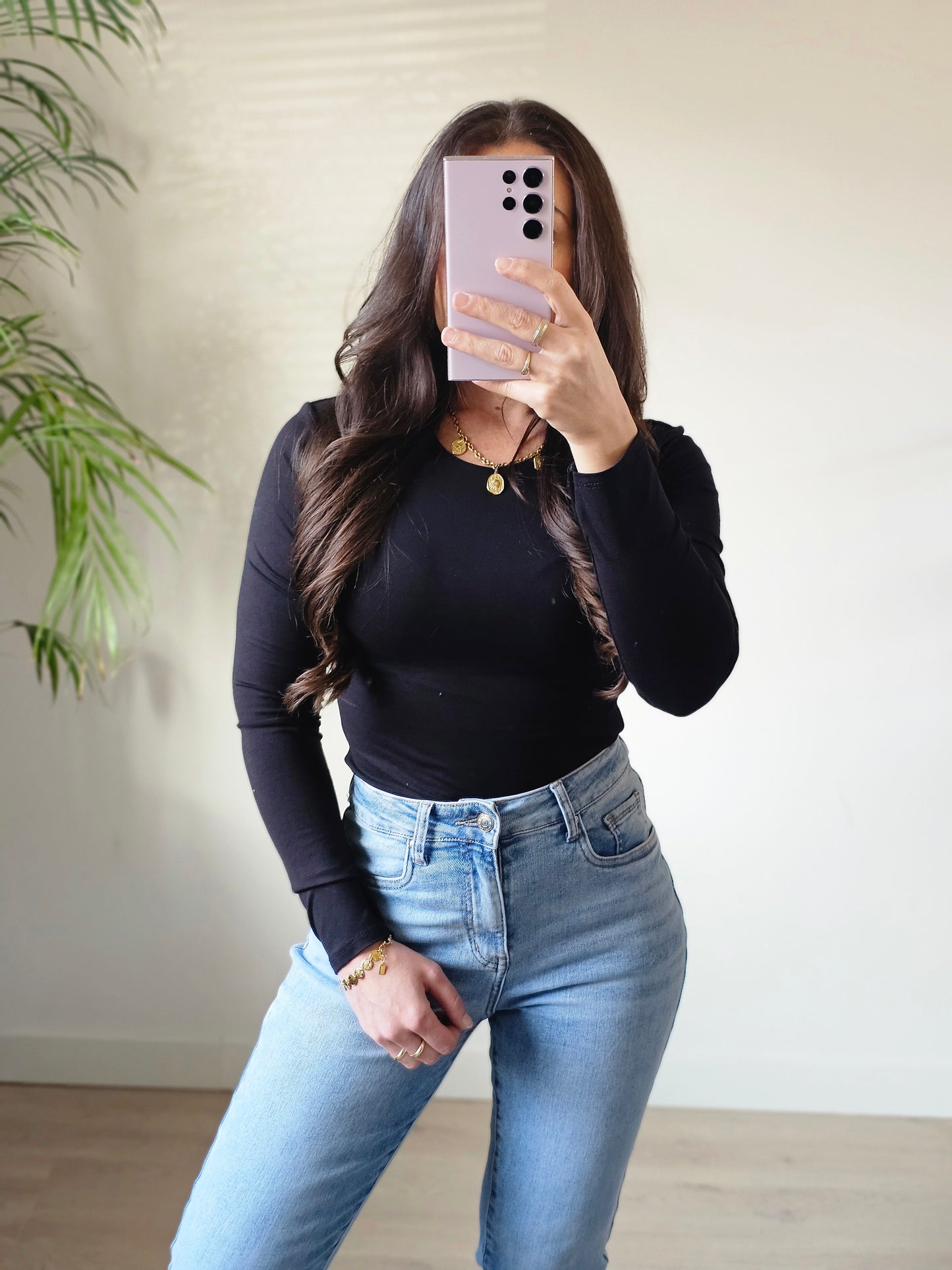 Basic longsleeve zwart
