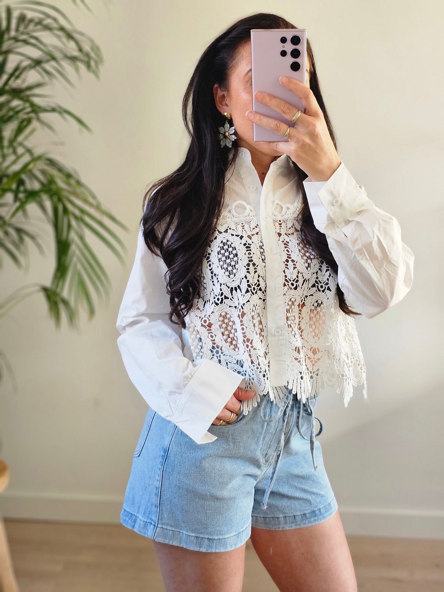 Blouse Ellen kant
