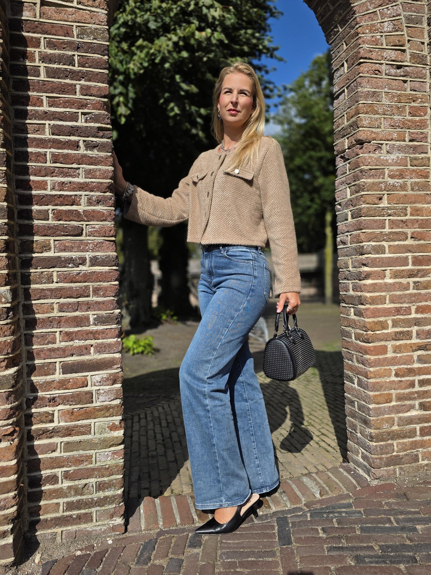 Maya vest beige