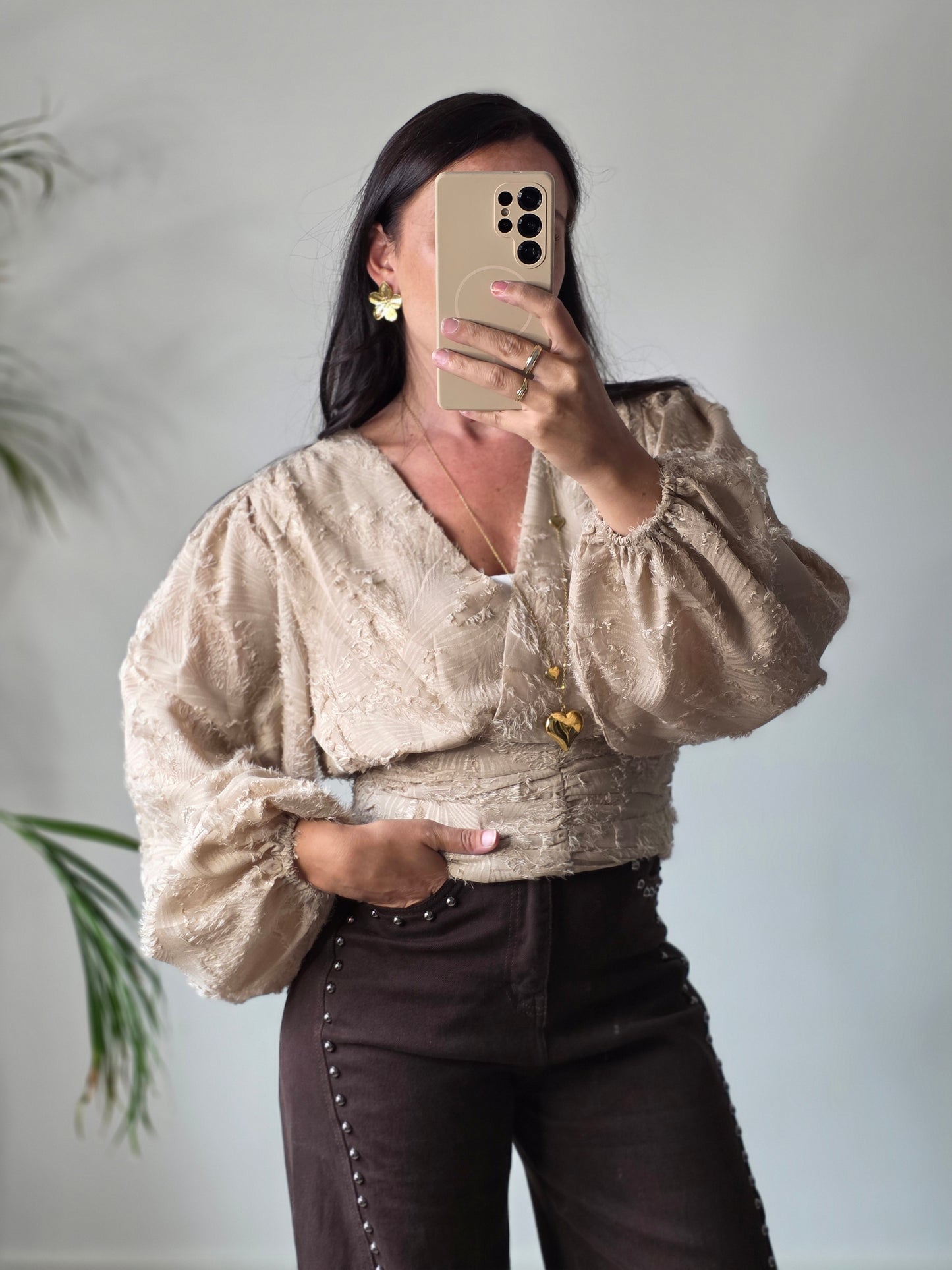 Top Mia beige
