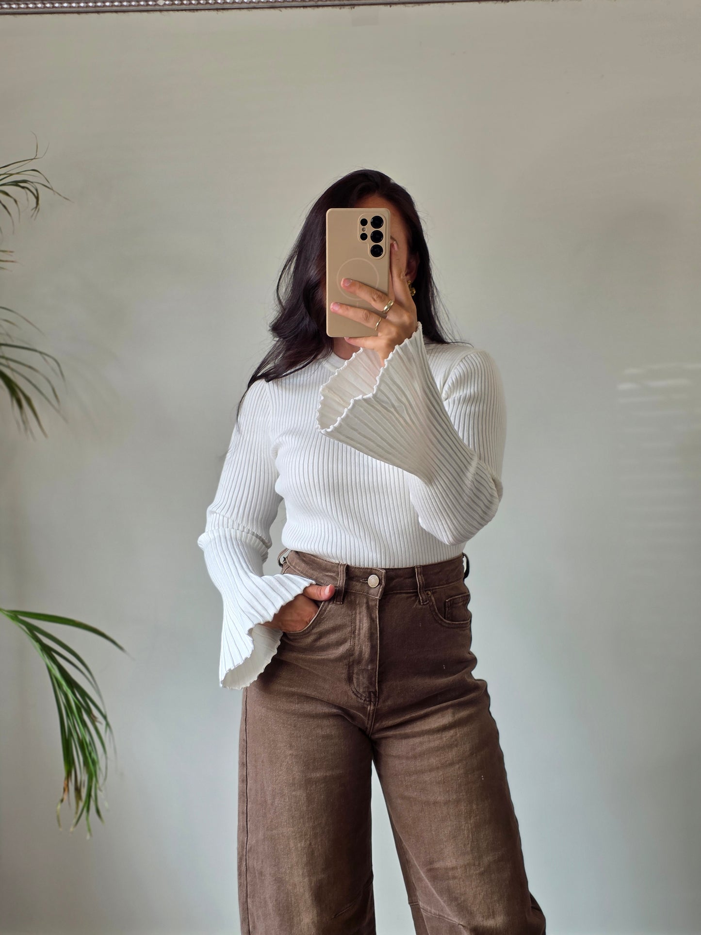 Flair mouw top