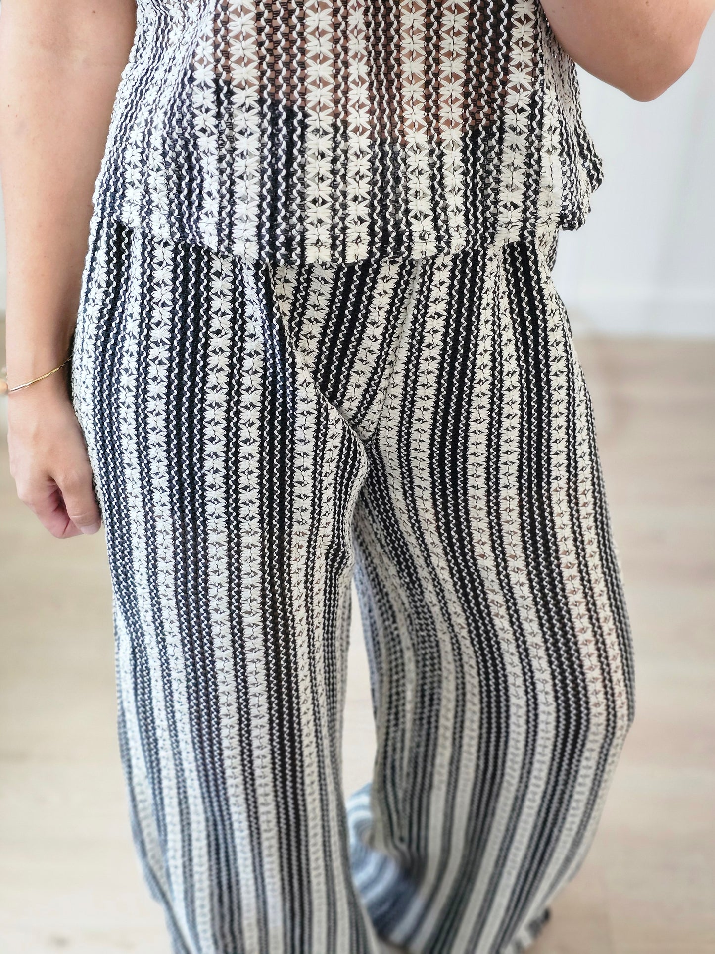 2 delige striped set