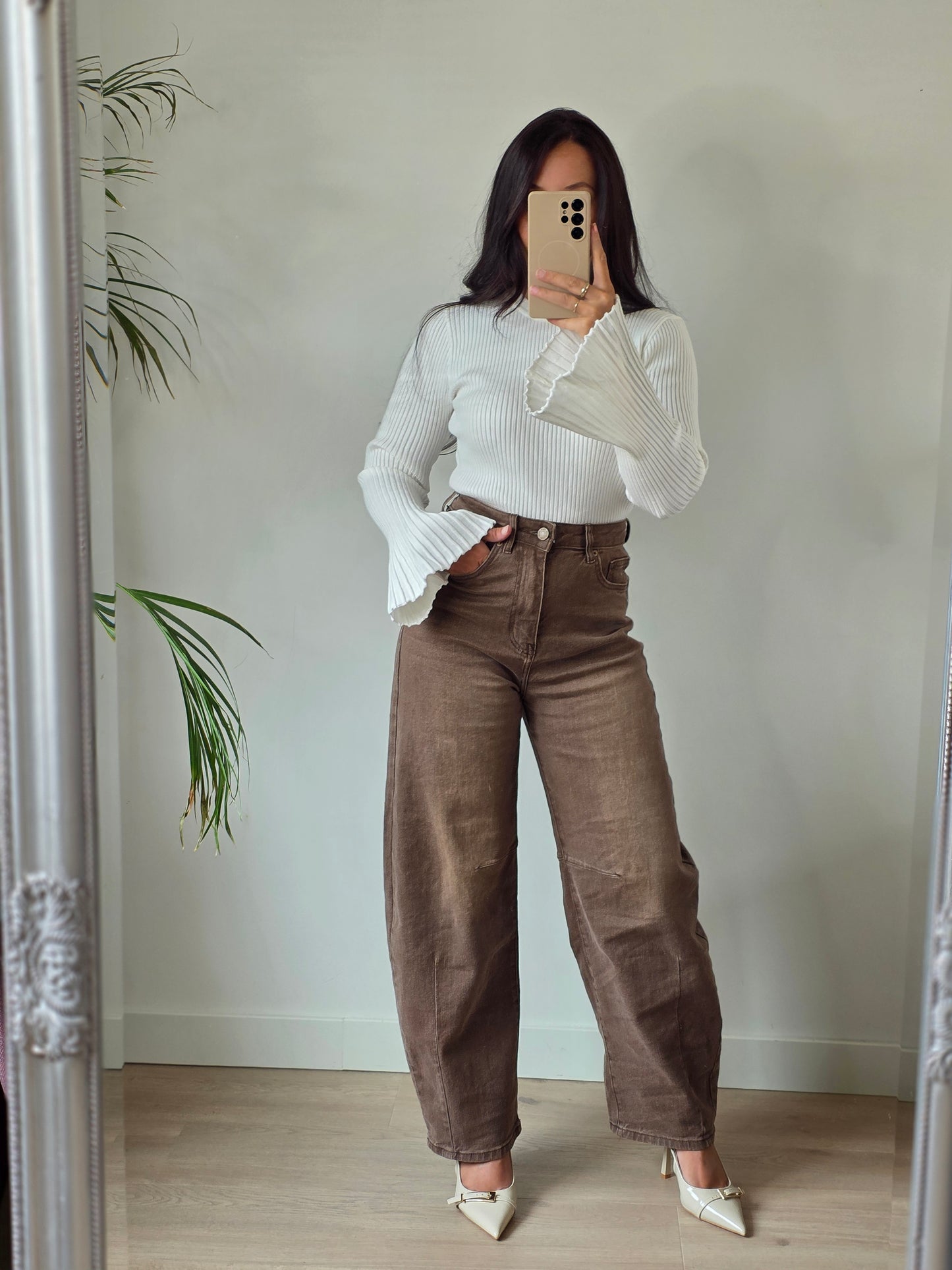 Flair mouw top