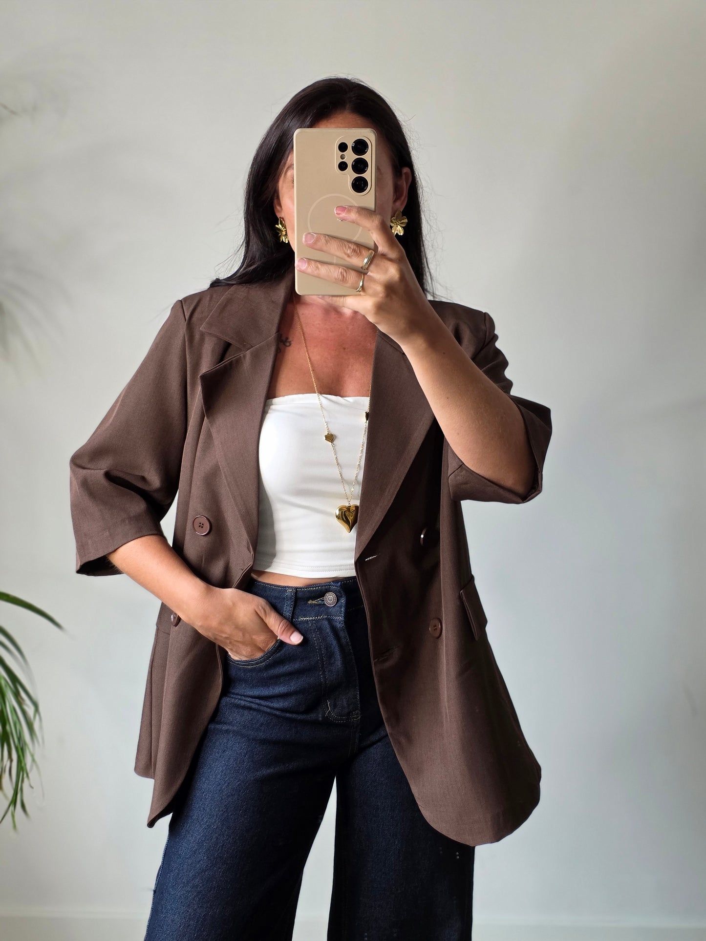 Blazer Mandy bruin