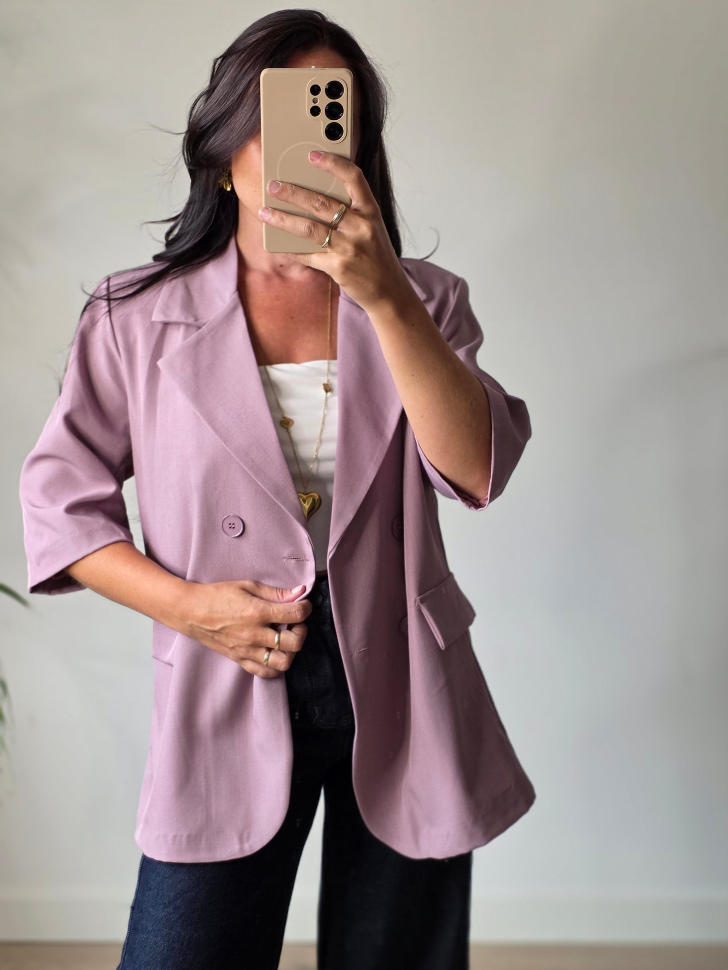 Blazer Mandy roze