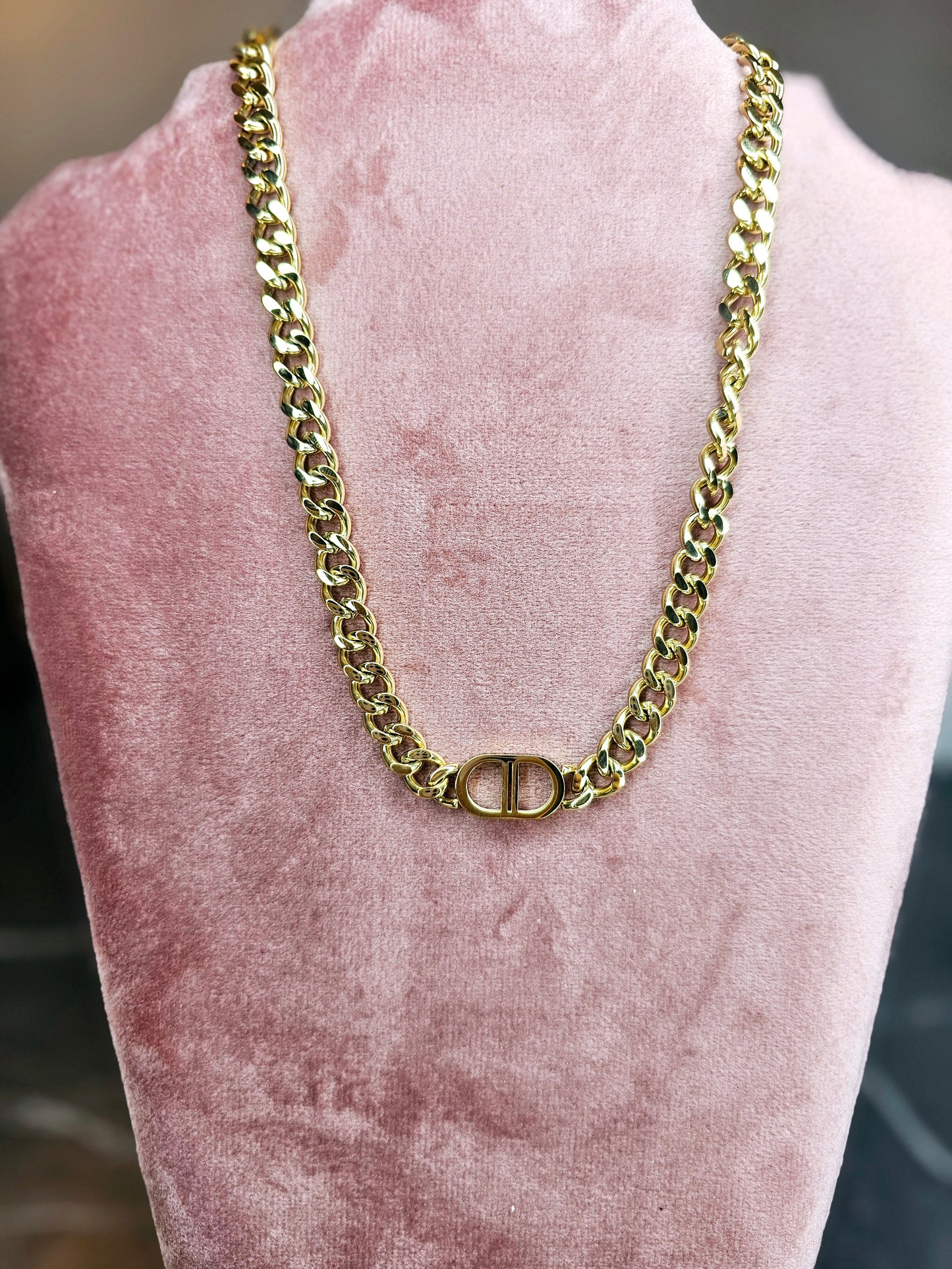Ketting Claire goud [stainleas steel]