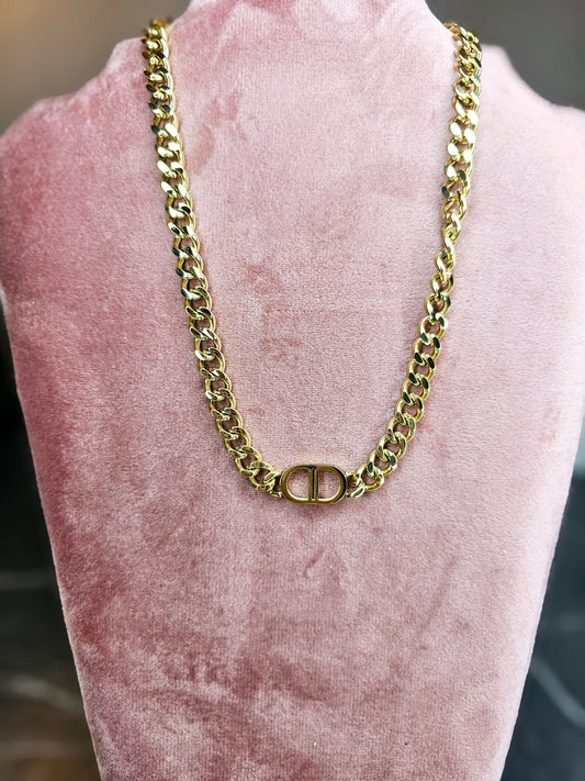 Ketting Claire goud [stainleas steel]