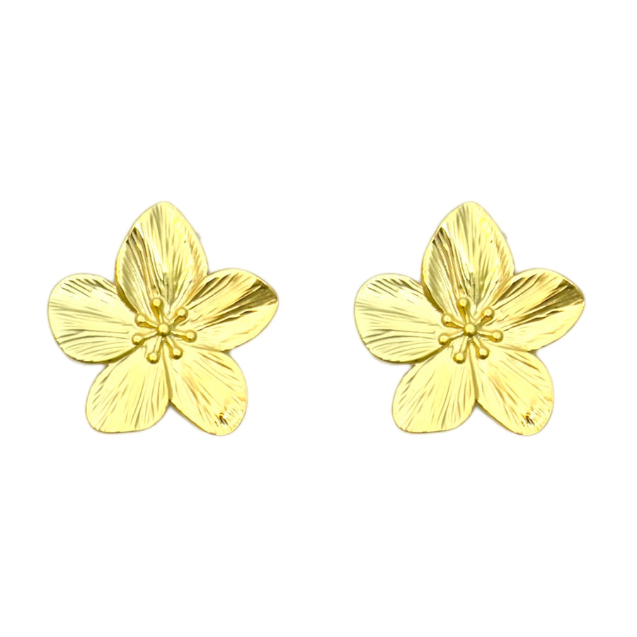 Flower Marley goud     [stainless steel]