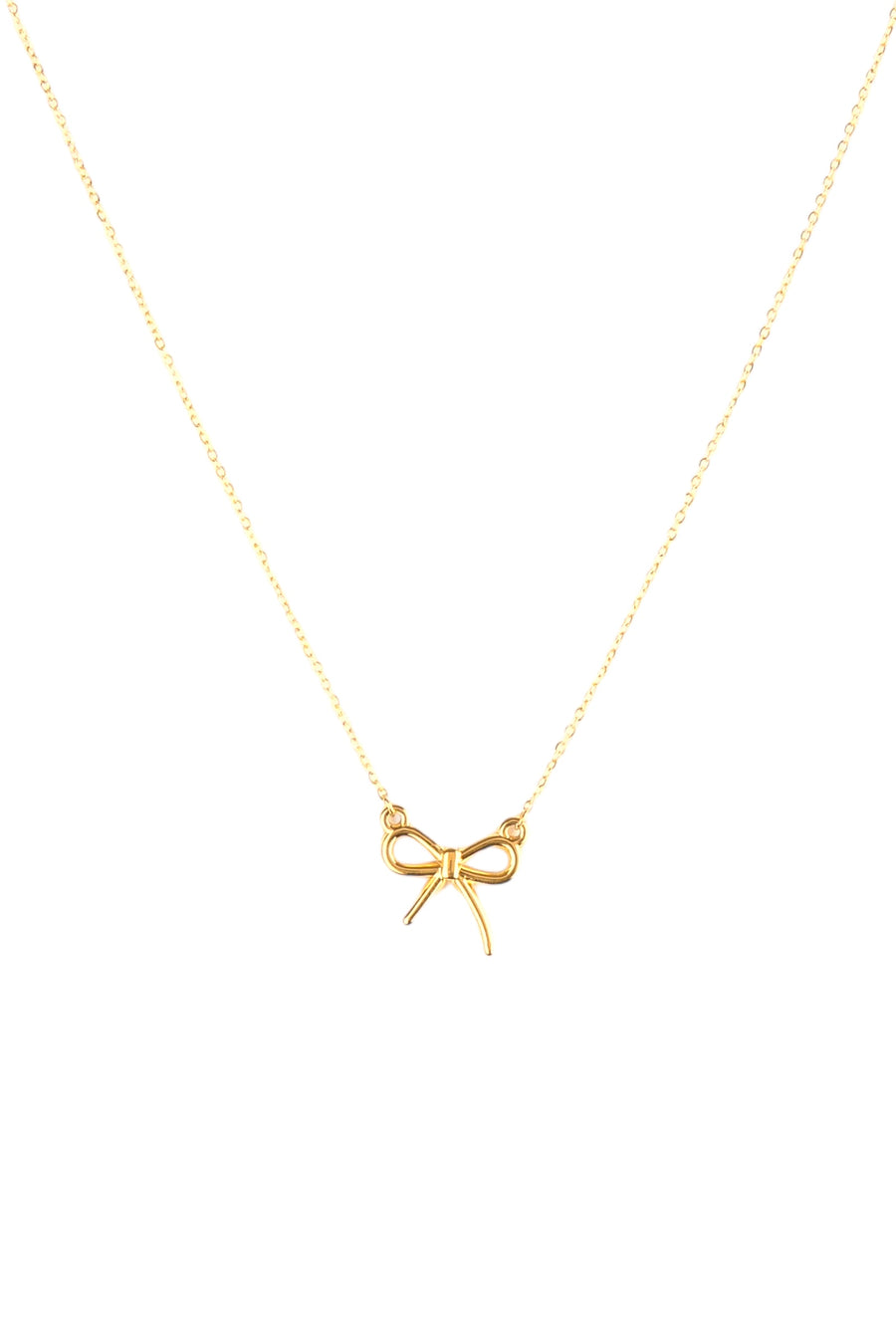 Ketting strik goud [stainless steel]