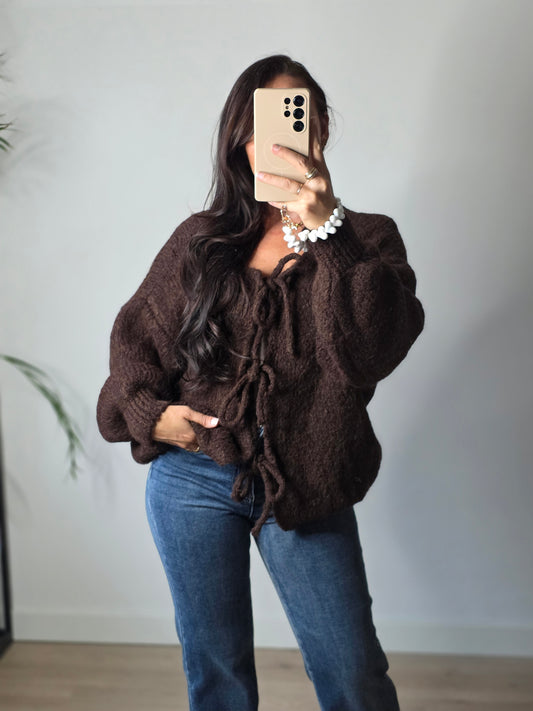 Vest Didi bruin