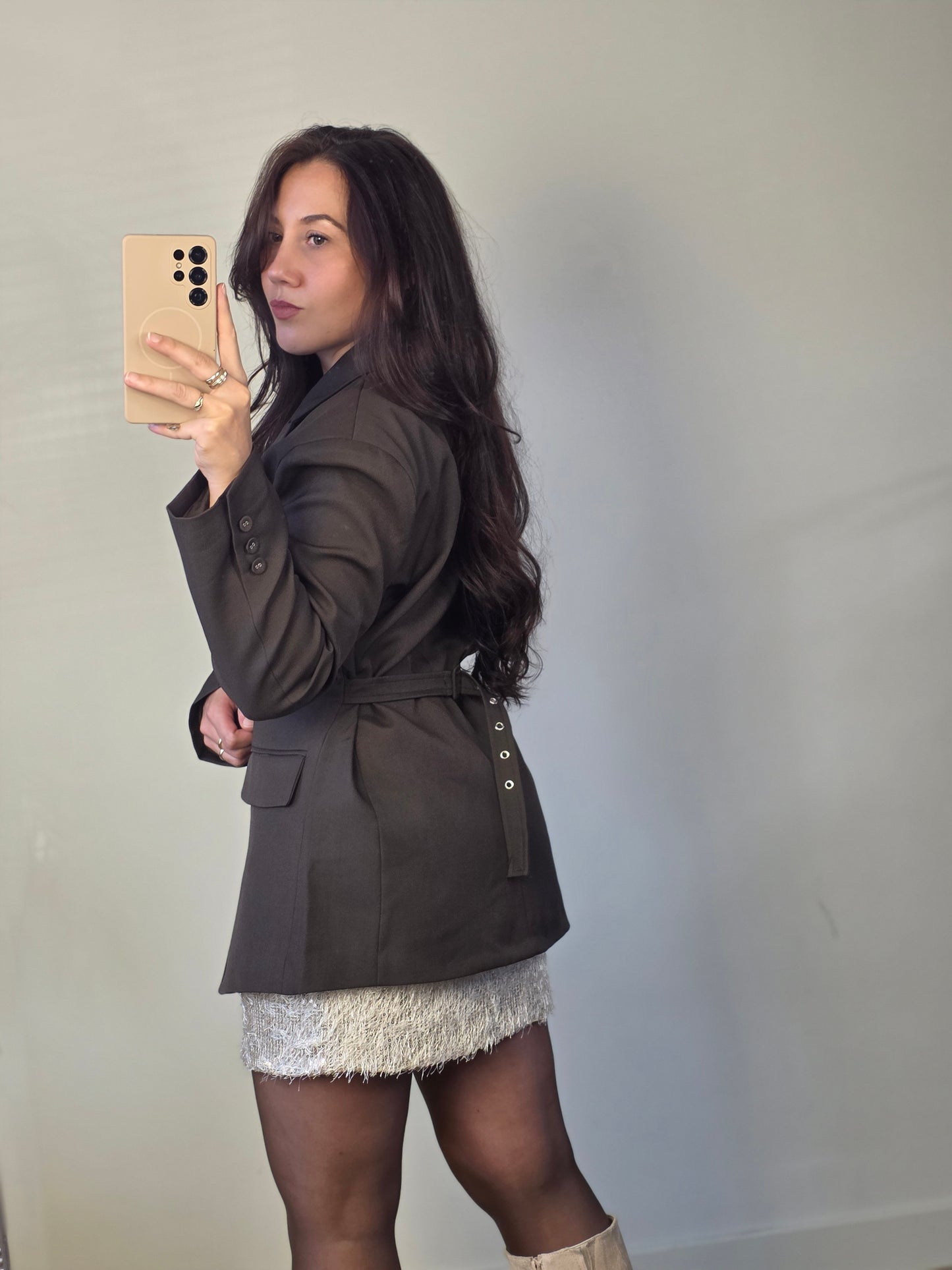 Blazer Moira choco bruin