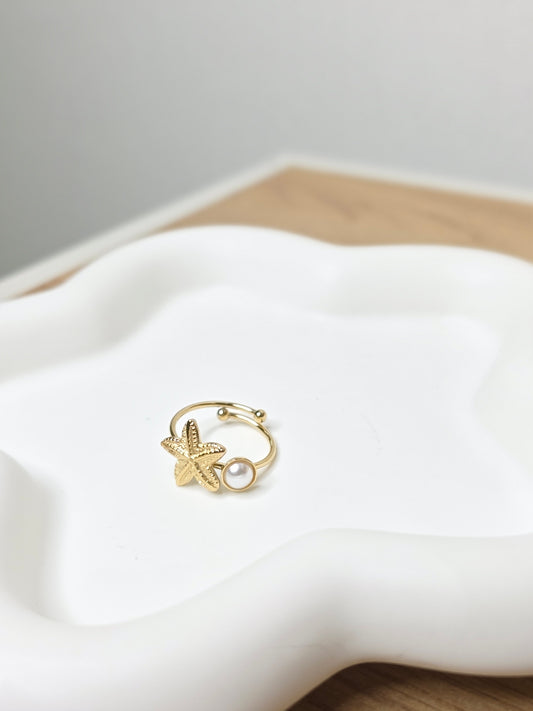 Ocean ring gold