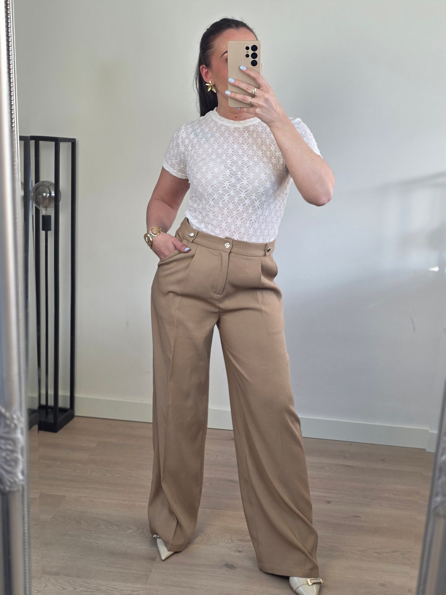 Pantalon Melly camel