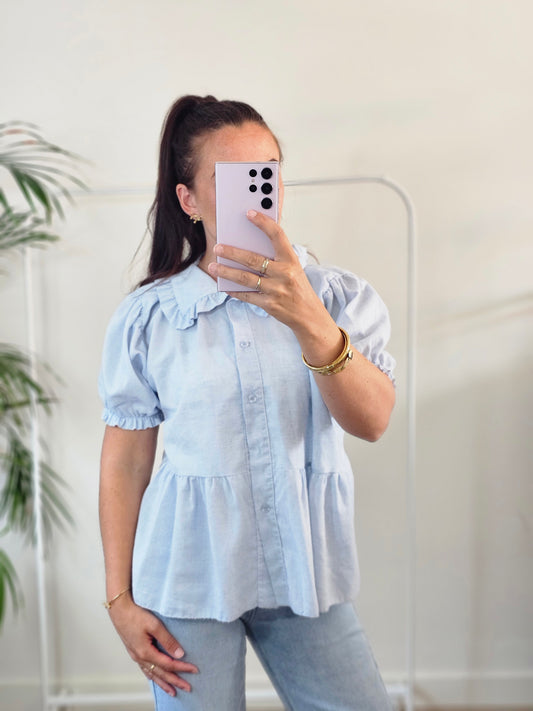 Blouse Lady light blue