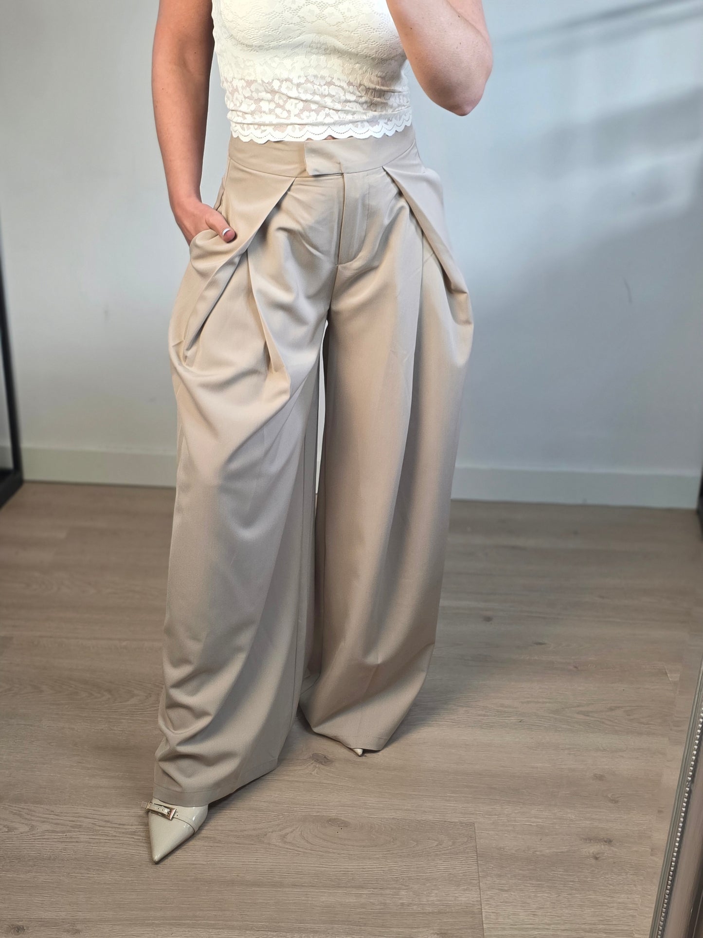 Pantalon Nena beige
