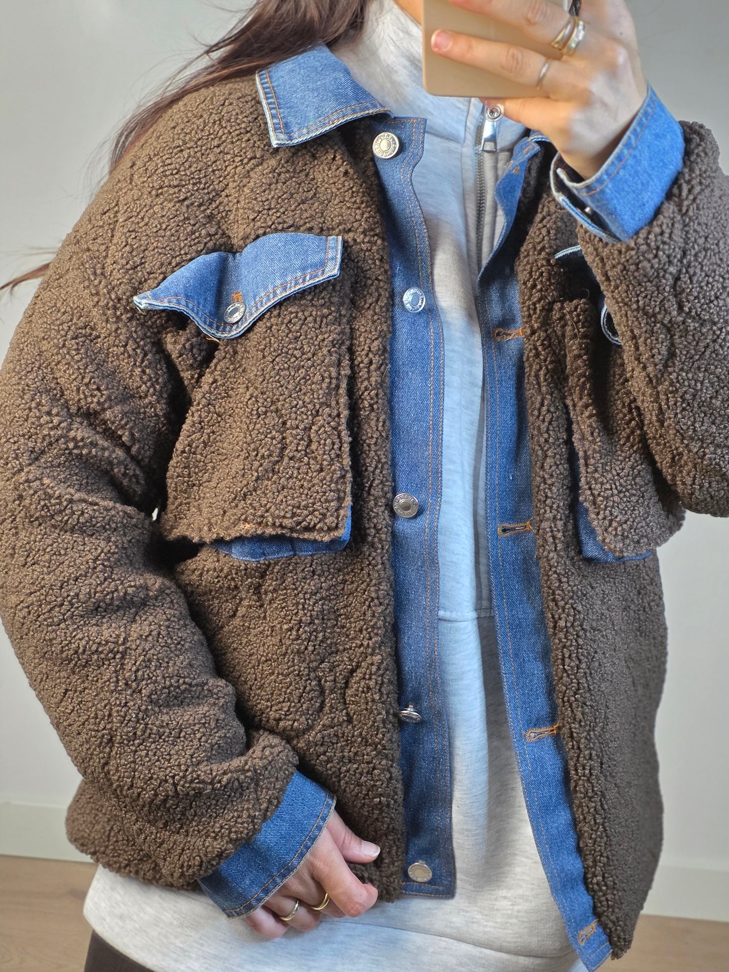 Teddy denim jacket
