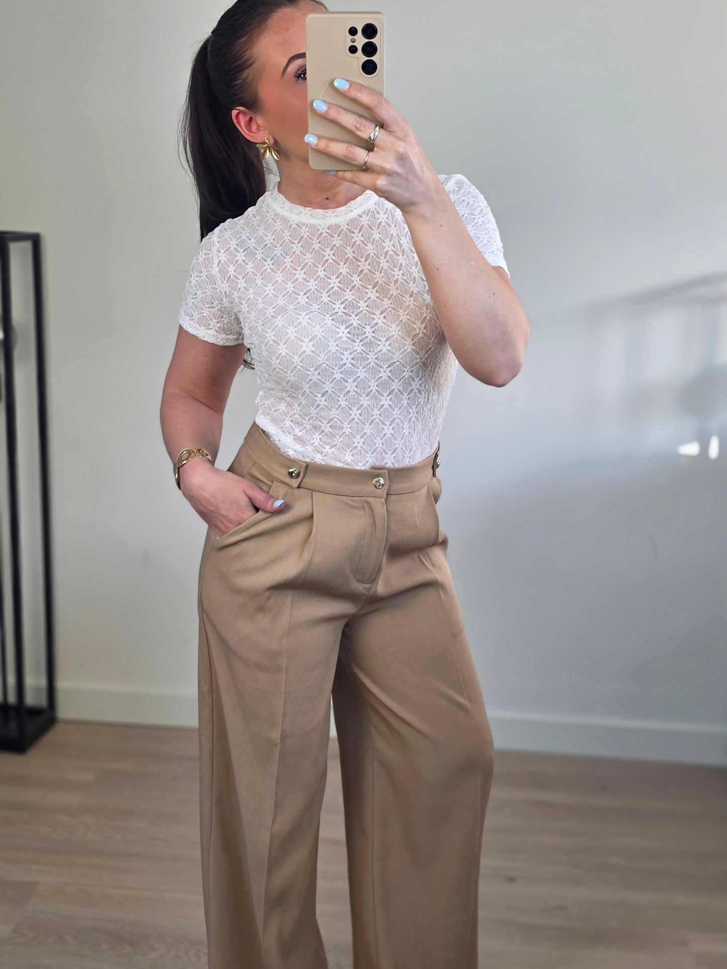 Pantalon Melly camel