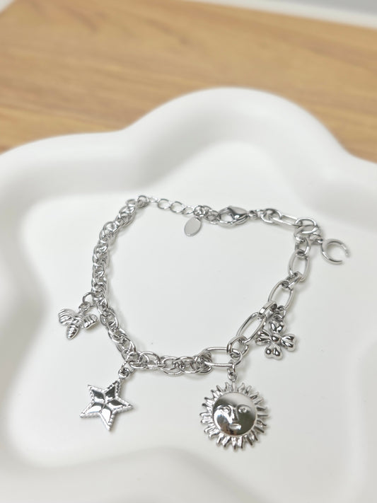 Sunny bracelet silver