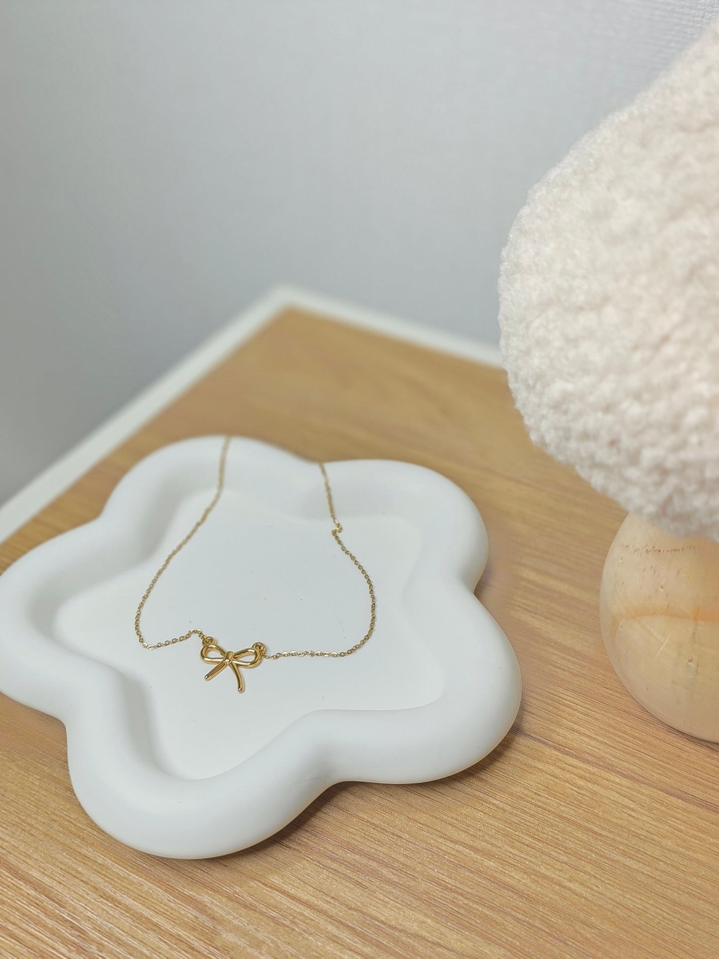 Ketting strik goud [stainless steel]