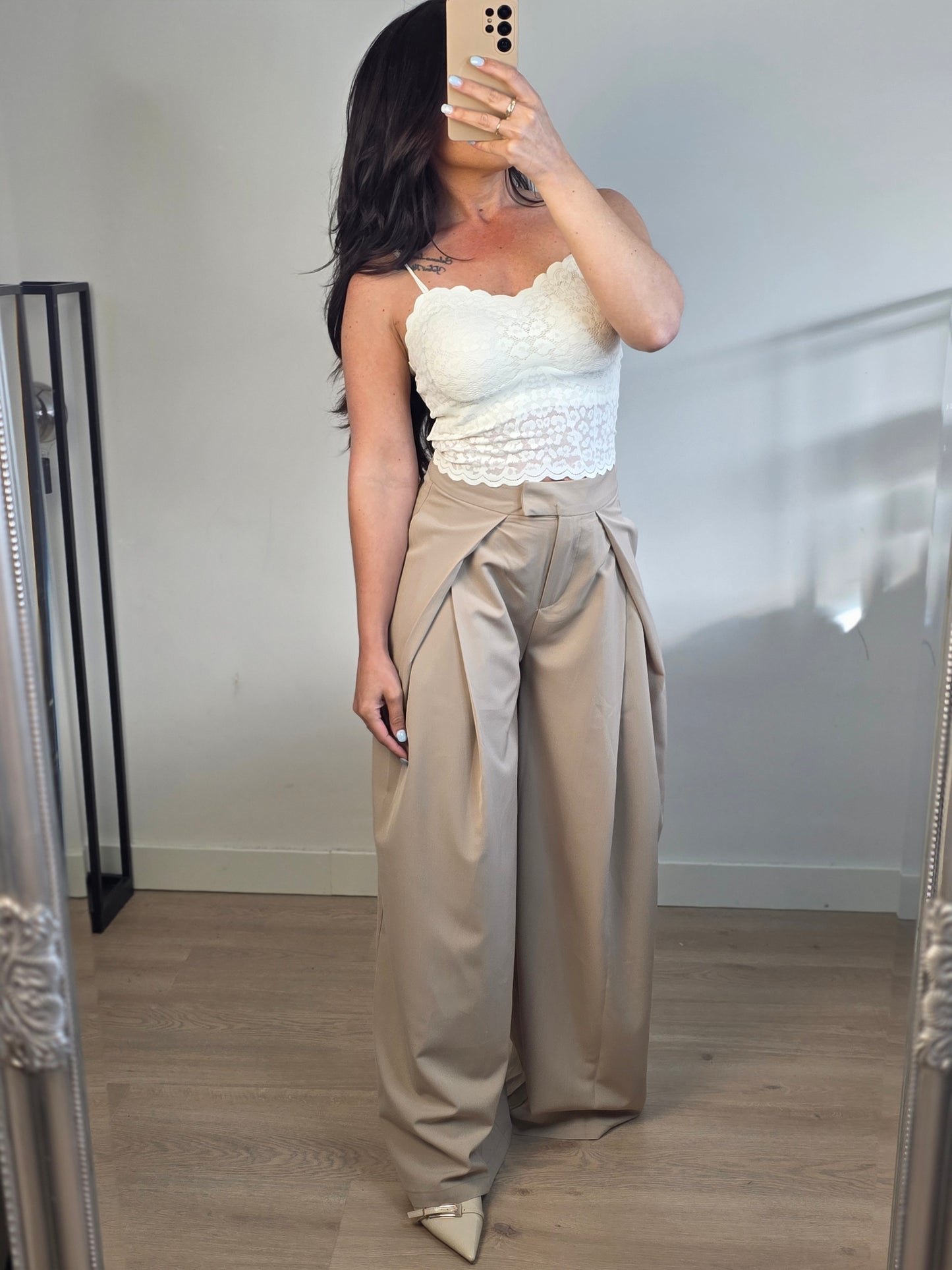 Kanten cropped top