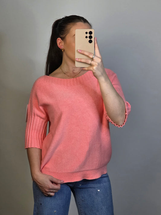 Lia shirt zalm roze
