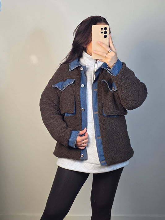 Teddy denim jacket