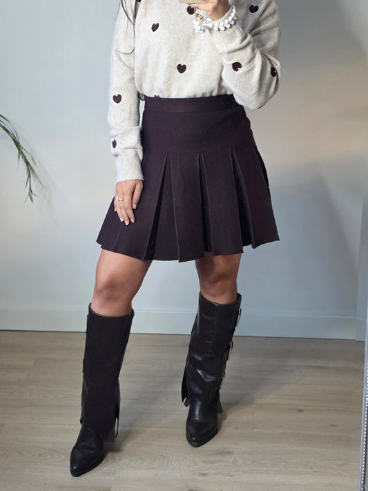 Brown skirt