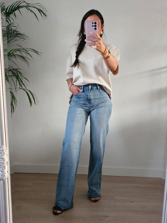 Wide leg jeans roos